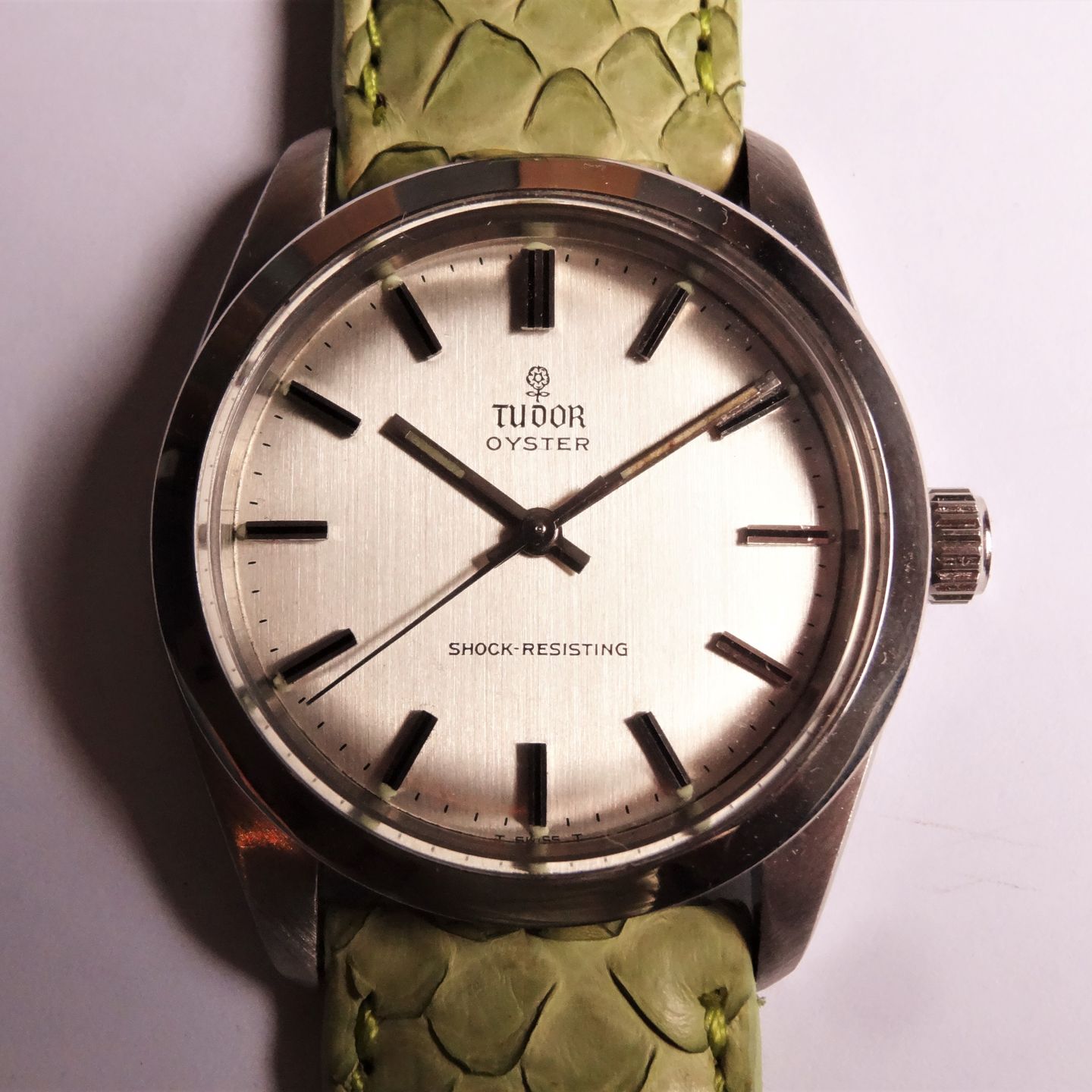 Tudor Oyster Prince 7934 (1962) - Zilver wijzerplaat 34mm Staal (1/8)