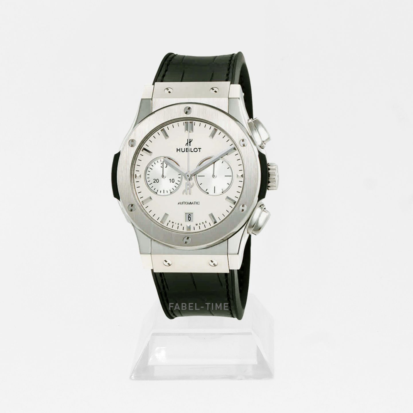 Hublot Classic Fusion Chronograph 541.NX.2611.LR (2024) - Silver dial 42 mm Titanium case (1/1)