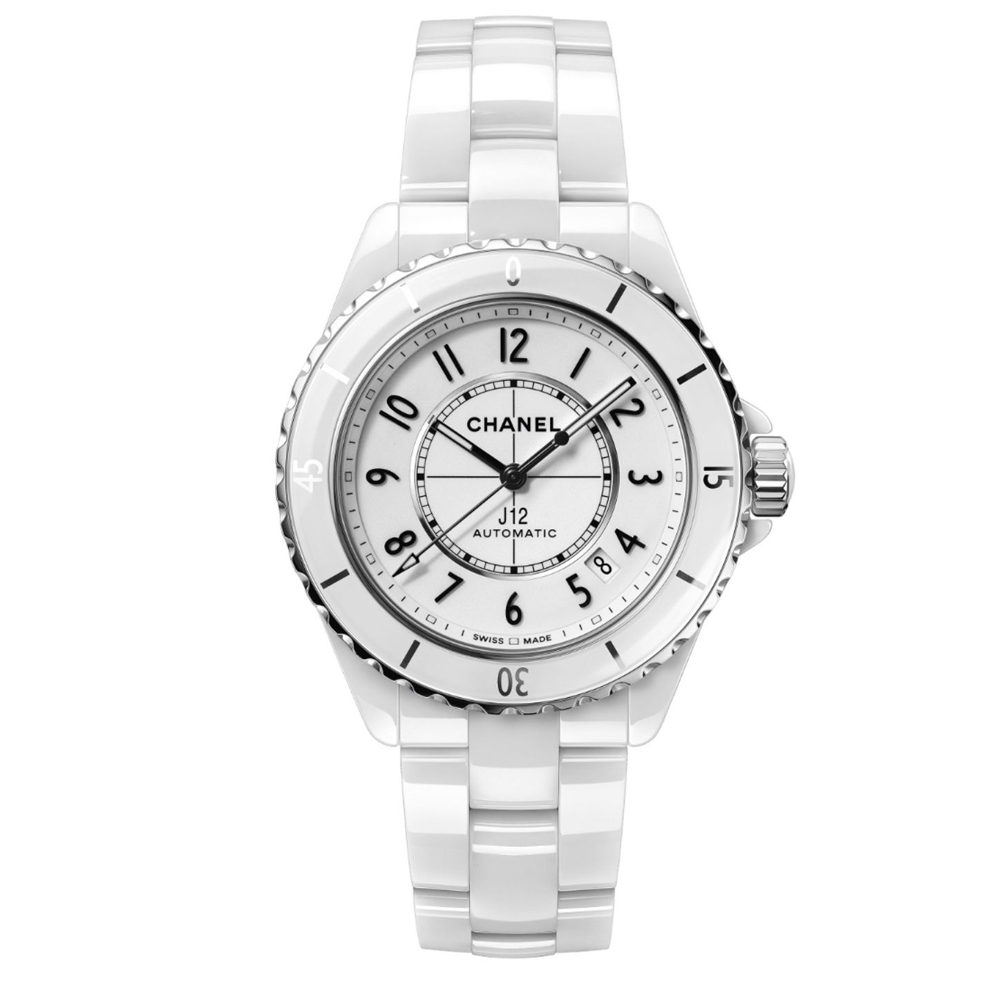 Chanel J12 H5700 (2023) - White dial 38 mm Ceramic case (1/1)