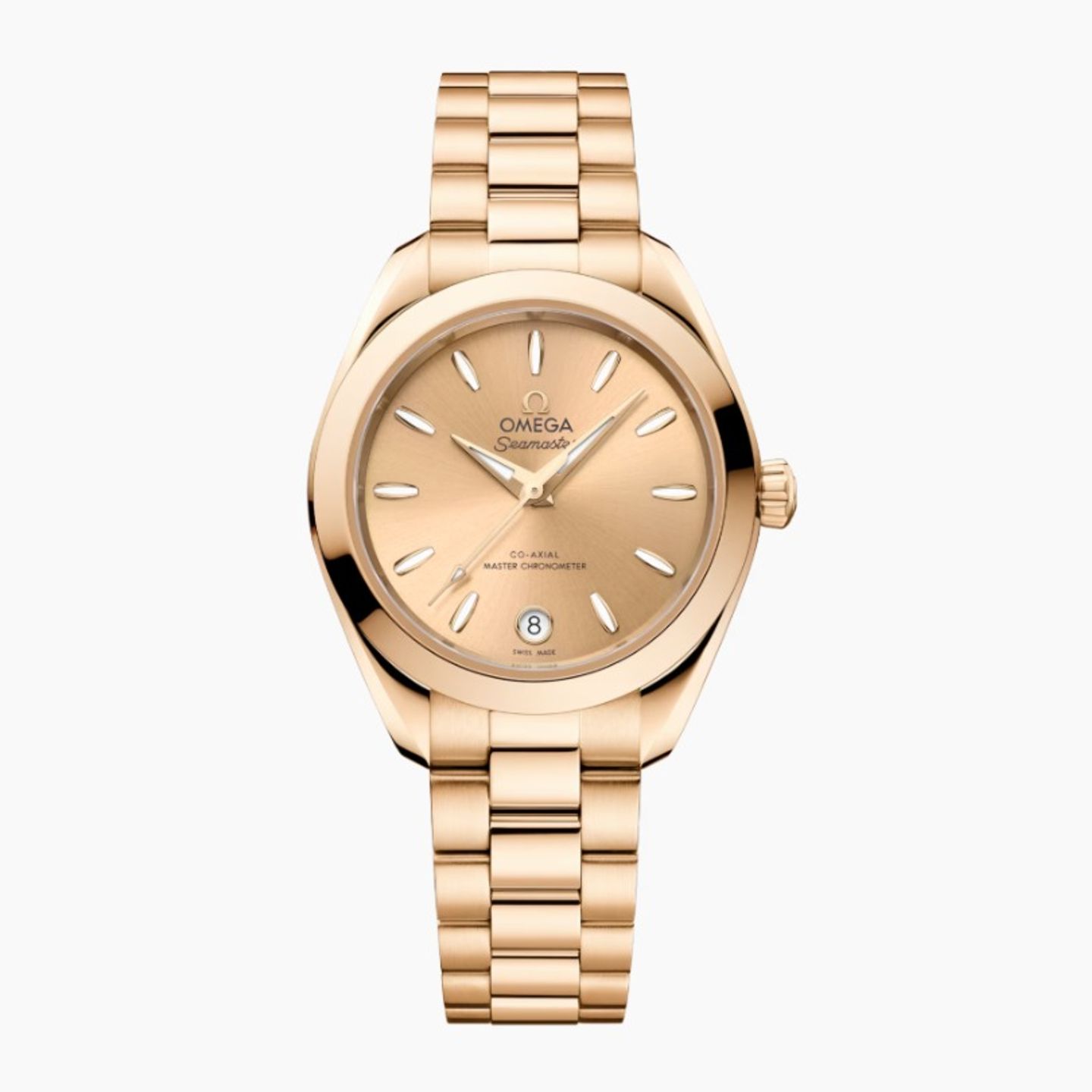 Omega Seamaster Aqua Terra 220.50.30.20.08.001 (2025) - Yellow dial 30 mm Yellow Gold case (1/1)