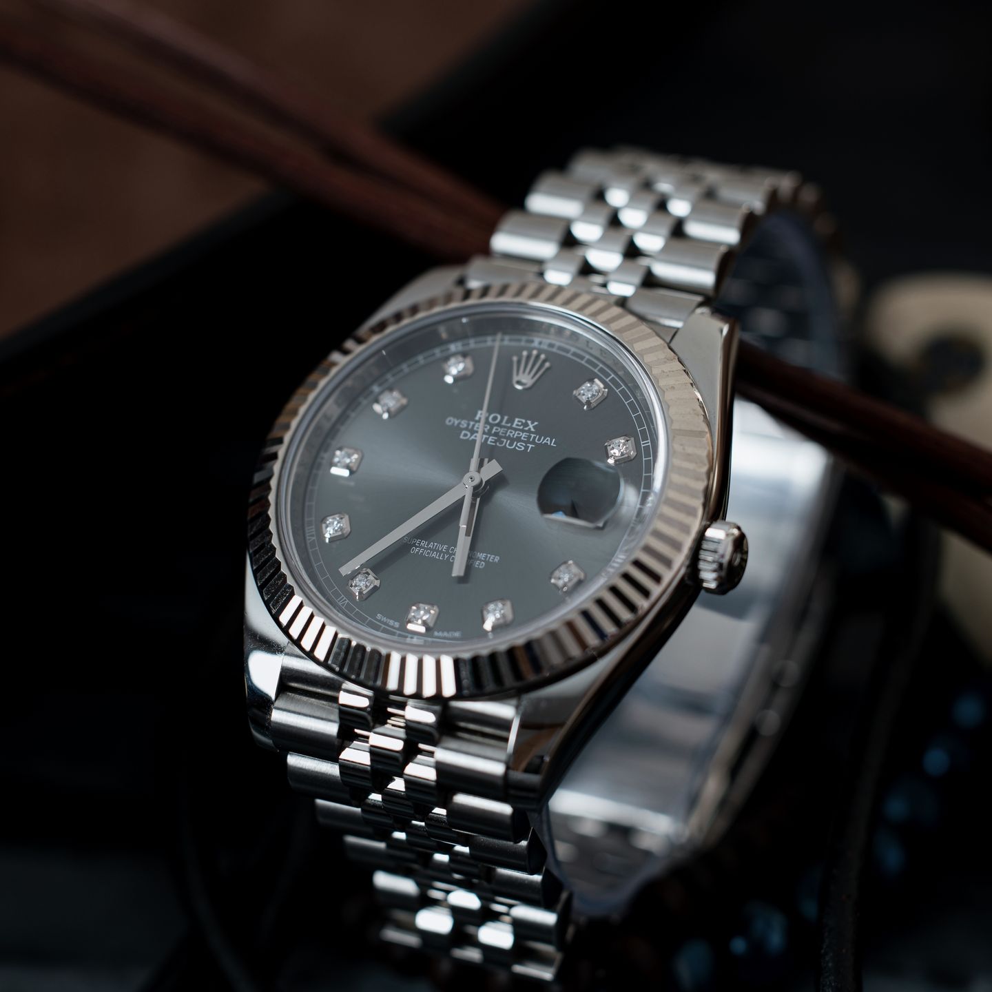 Rolex Datejust 41 126334 (2018) - Grijs wijzerplaat 41mm Staal (2/6)