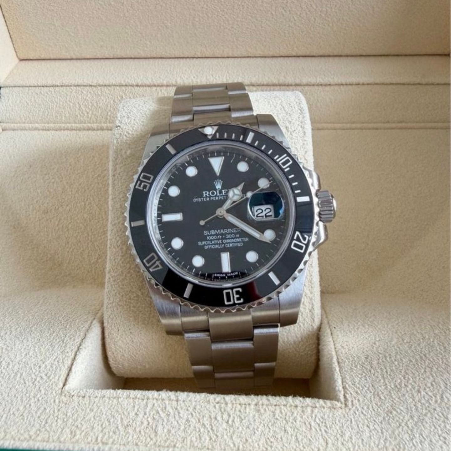 Rolex Submariner Date 116610LN (2014) - Black dial 40 mm Steel case (1/8)