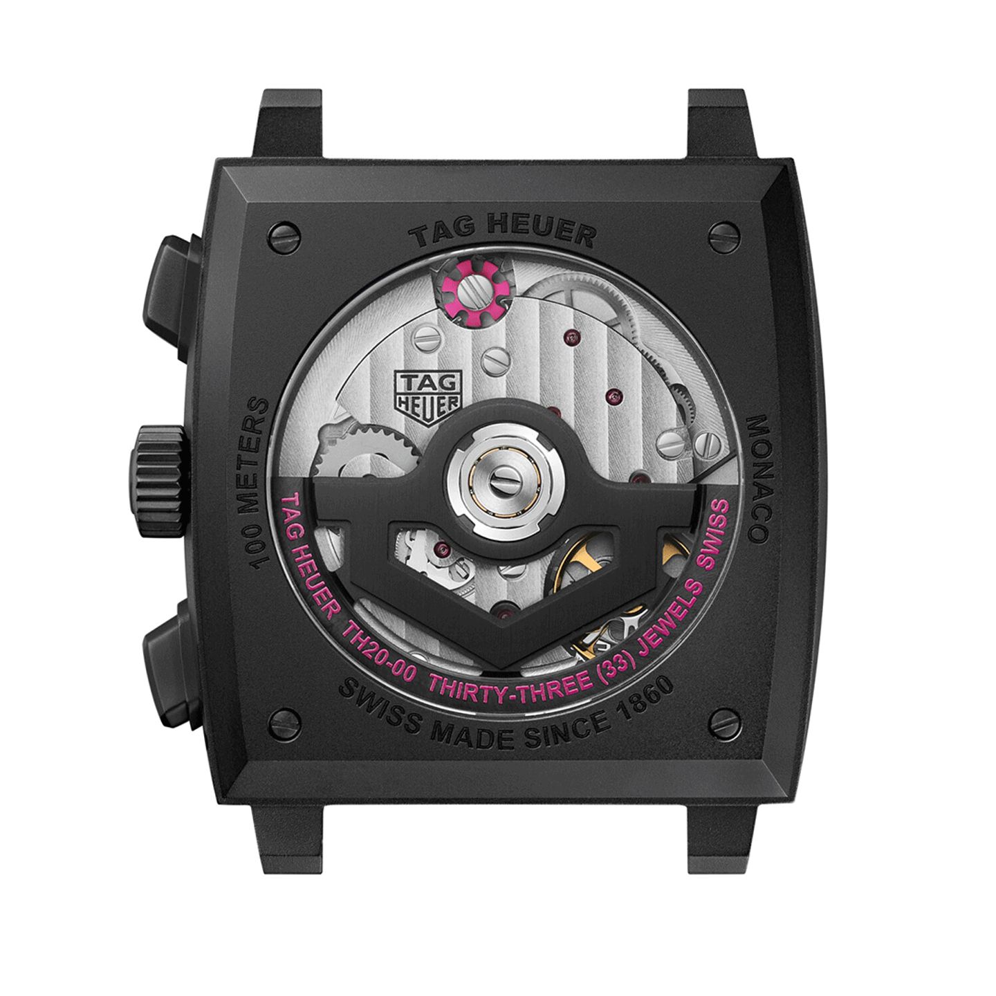 TAG Heuer Monaco CBL218B.FT6236 (2025) - Black dial 39 mm Titanium case (4/6)