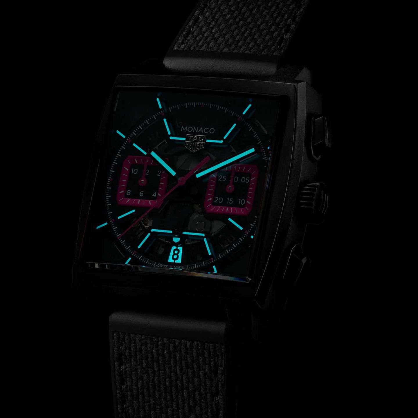TAG Heuer Monaco CBL218B.FT6236 (2025) - Black dial 39 mm Titanium case (6/6)