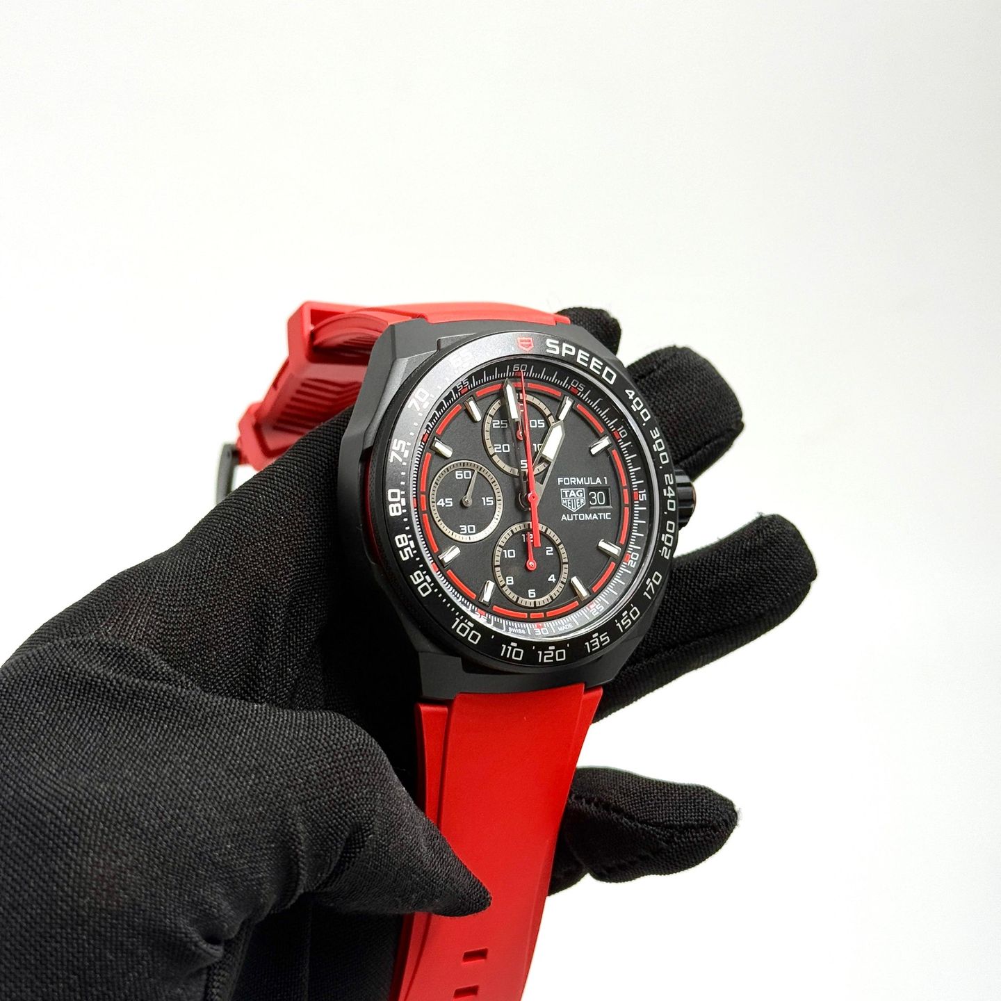 TAG Heuer Formula 1 CBZ2085.FT8093 (2025) - Zwart wijzerplaat 44mm Titanium (7/8)