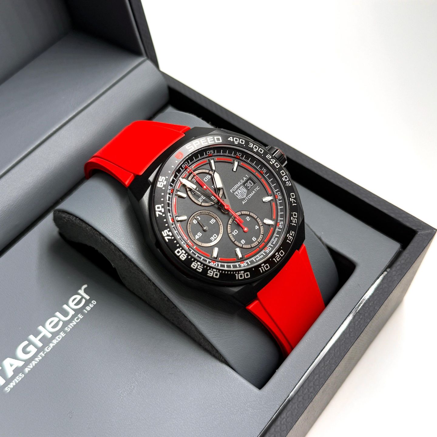 TAG Heuer Formula 1 CBZ2085.FT8093 (2025) - Zwart wijzerplaat 44mm Titanium (3/8)