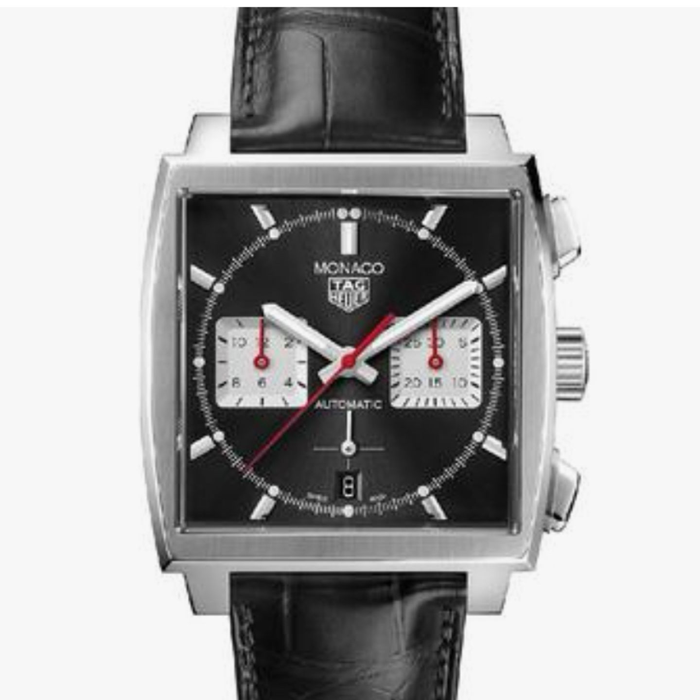 TAG Heuer Monaco CBL2113.FC6177 (2024) - Zwart wijzerplaat 39mm Staal (1/1)