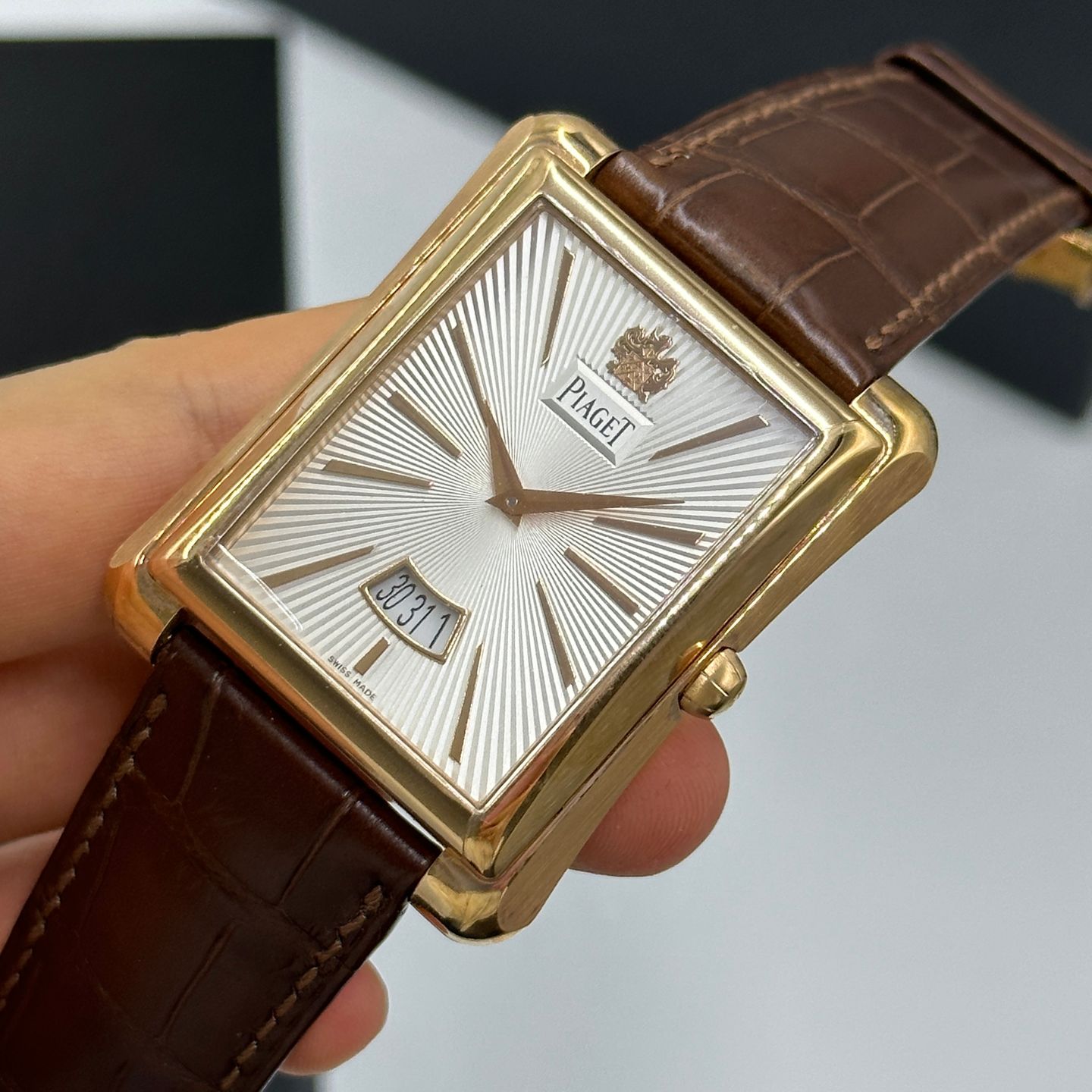 Piaget Emperador G0A32121 (2022) - Silver dial Unknown Rose Gold case (6/8)