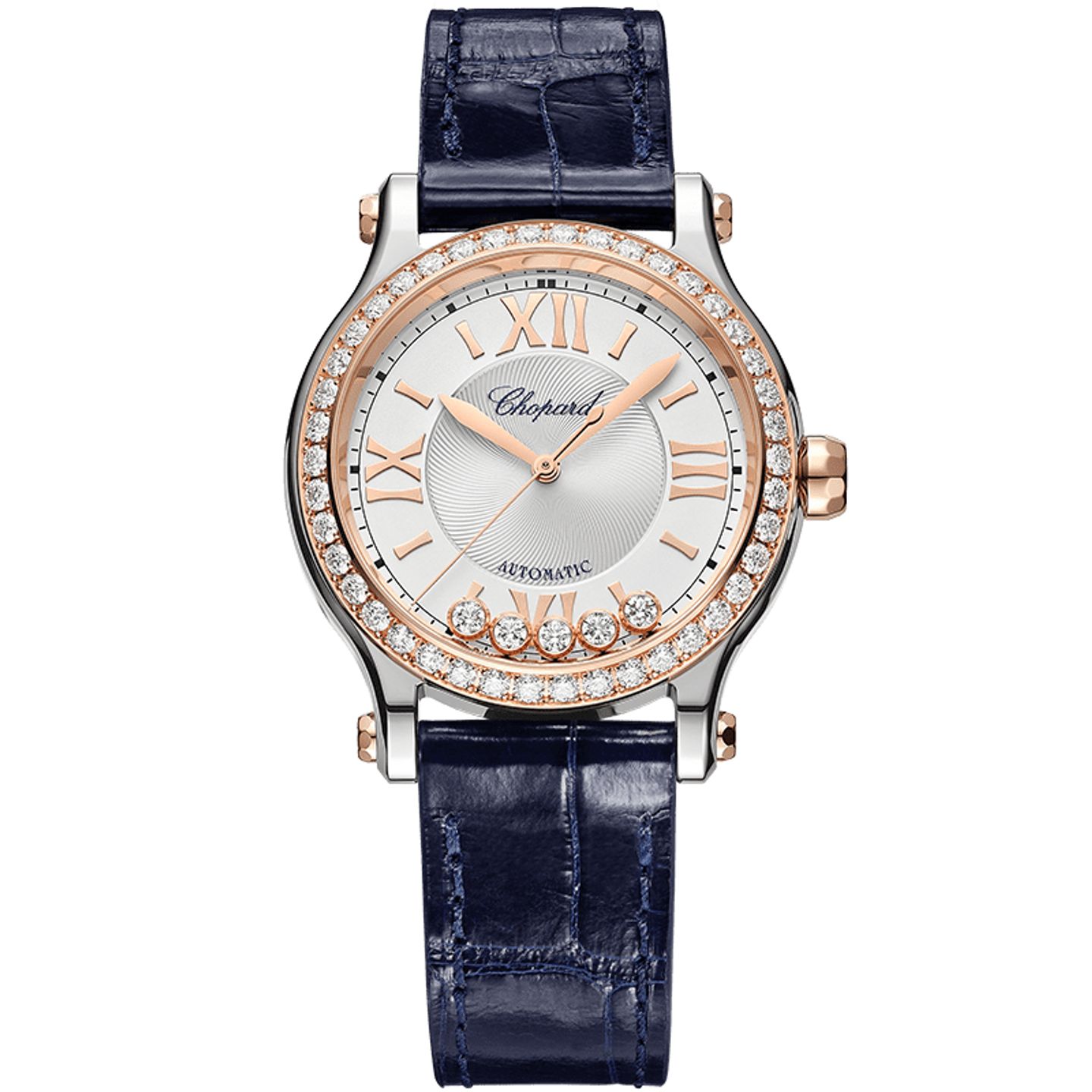 Chopard Happy Sport 278608-6003 (2024) - Zilver wijzerplaat 33mm Goud/Staal (1/1)