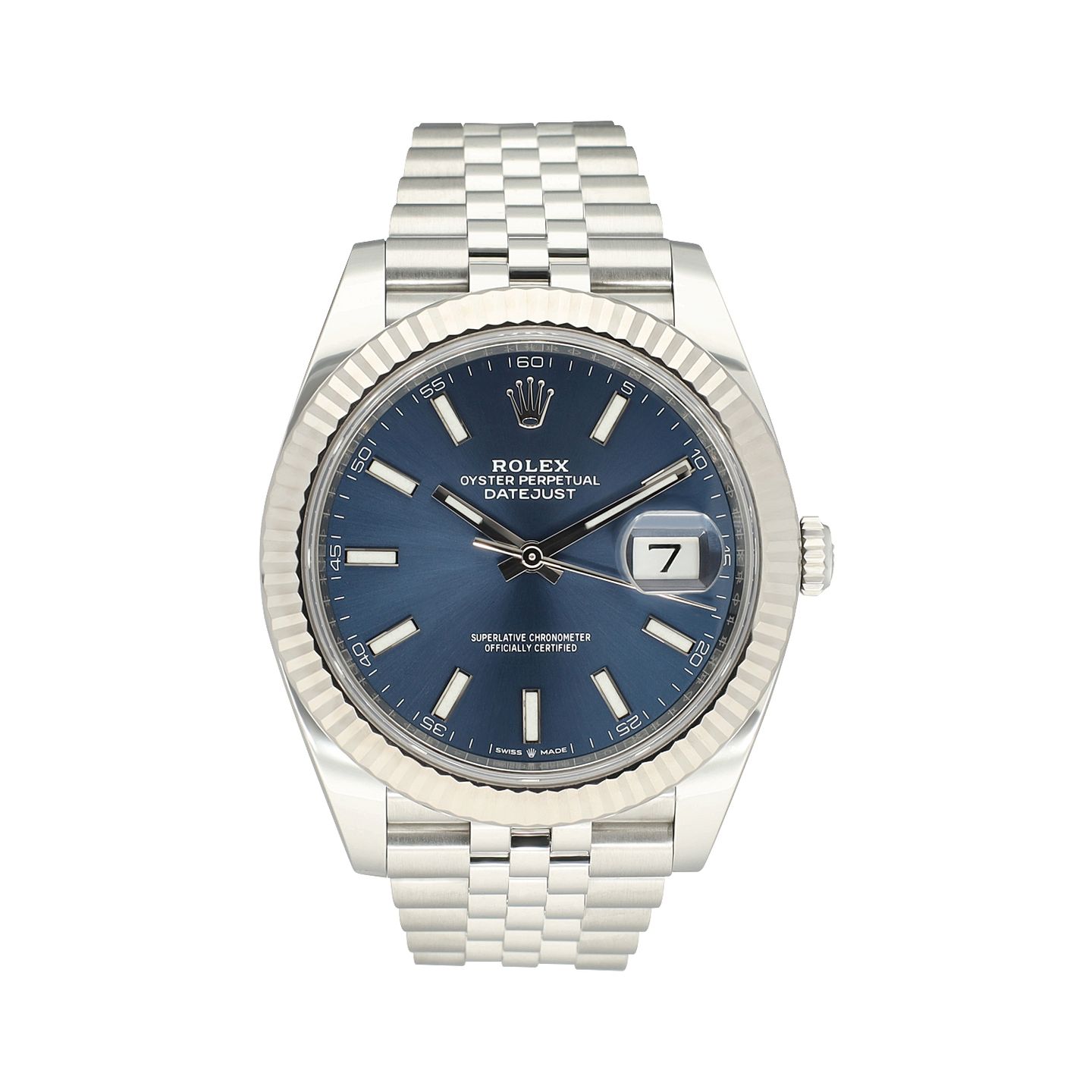 Rolex Datejust 41 126334 (2025) - Blue dial 41 mm Steel case (2/8)