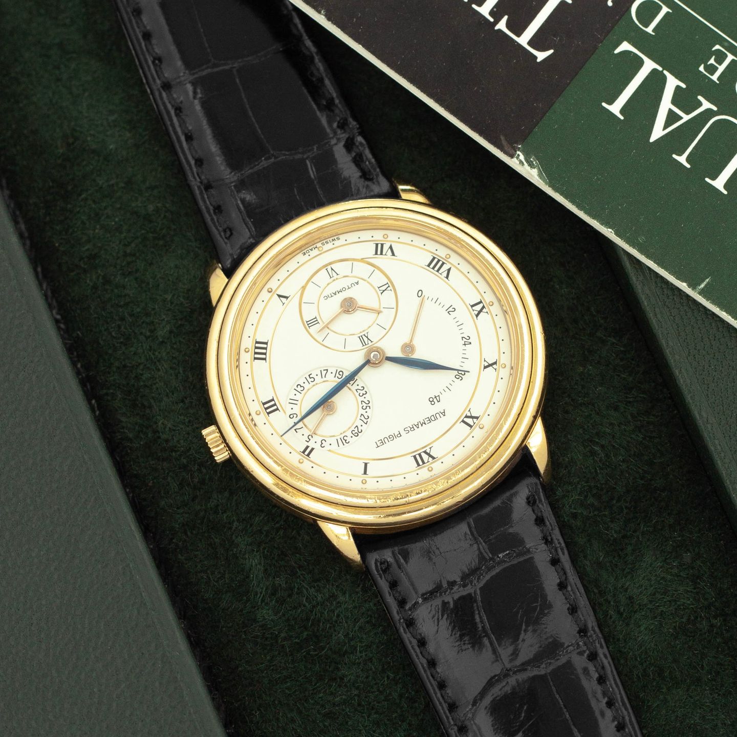 Audemars Piguet Jules Audemars 25685BA (Onbekend (willekeurig serienummer)) - Wit wijzerplaat 36mm Geelgoud (3/8)