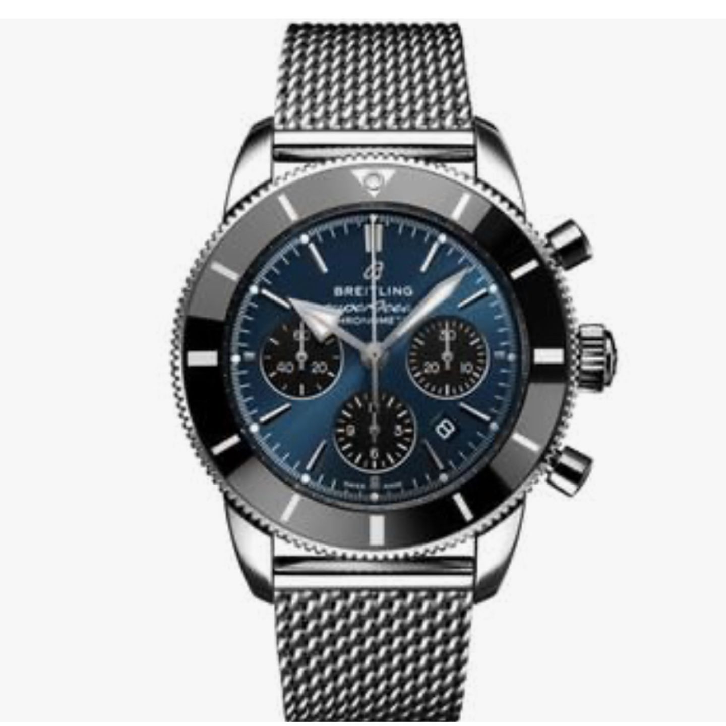 Breitling Superocean Heritage II Chronograph AB0162121C1A1 (2024) - Blauw wijzerplaat 44mm Staal (1/1)