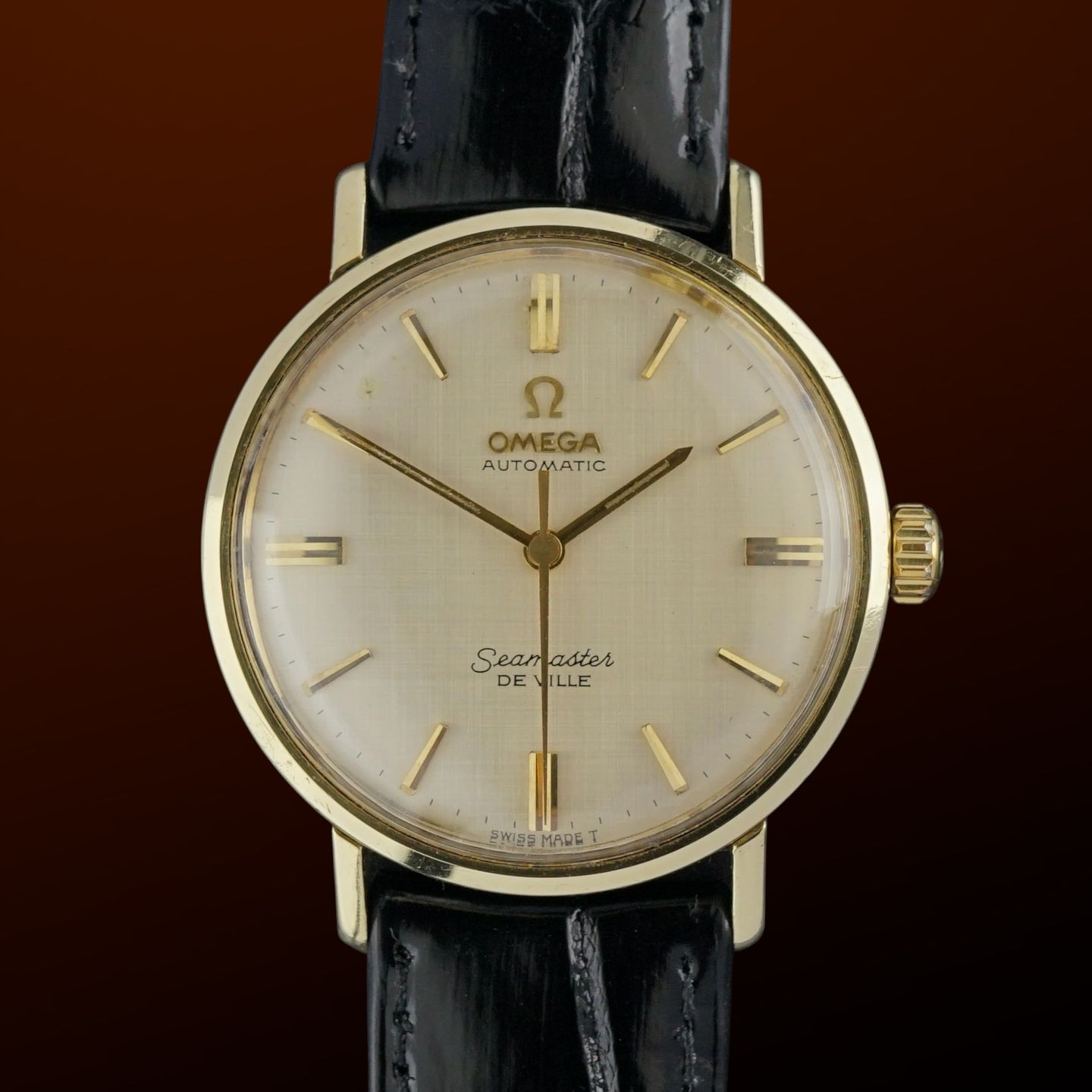 Omega Seamaster 165.020 (1963) - Wit wijzerplaat 34mm Goud/Staal (1/8)