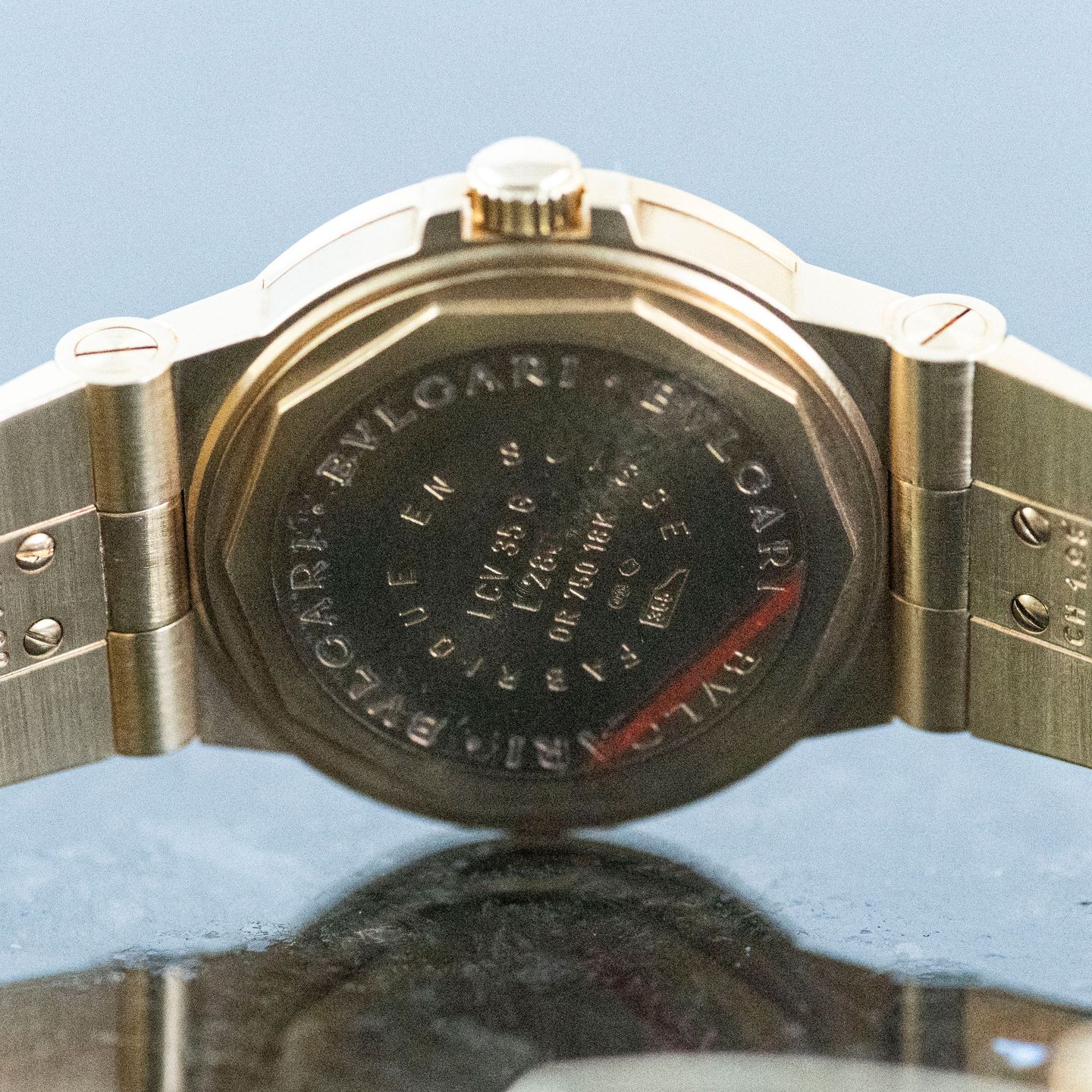 Bulgari Diagono LCV 35 G (2007) - White dial 35 mm Yellow Gold case (4/8)