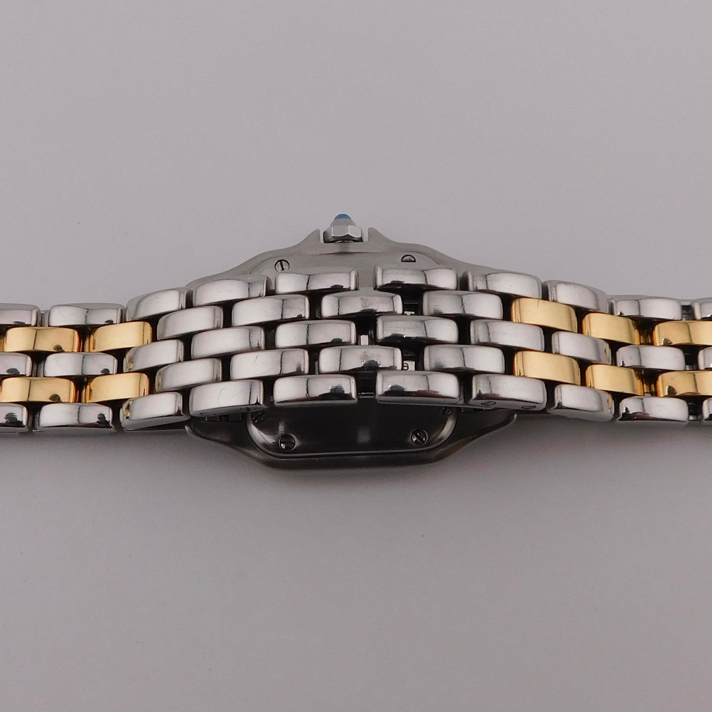 Cartier Panthère 1120 2 (1990) - White dial 22 mm Gold/Steel case (6/6)