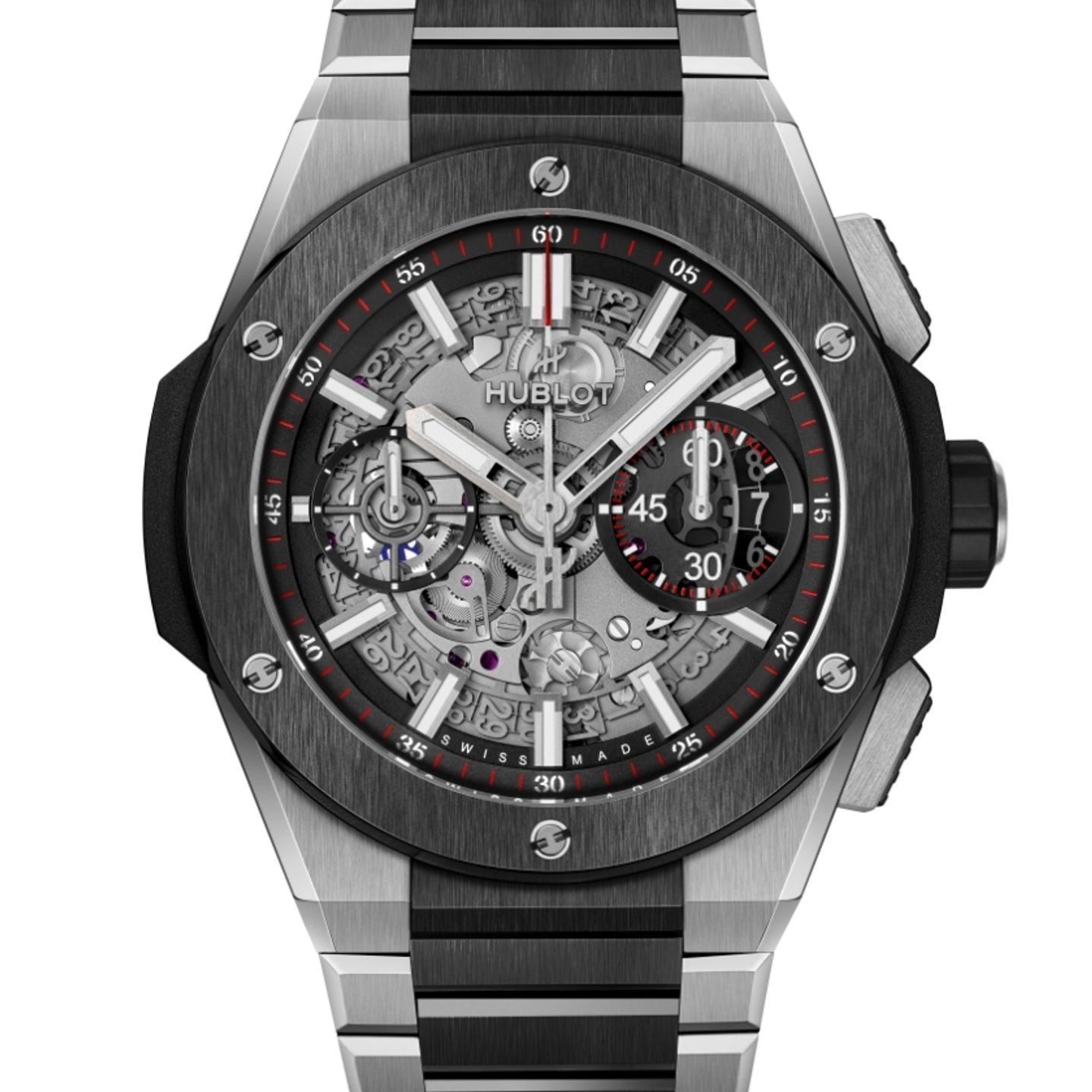 Hublot Big Bang 451.NM.1170.NM (2023) - Transparent dial 42 mm Titanium case (1/1)