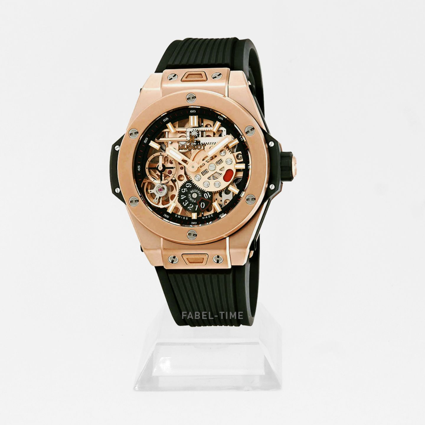 Hublot Big Bang Meca-10 414.OI.1123.RX (2024) - Transparent dial 45 mm Rose Gold case (1/1)