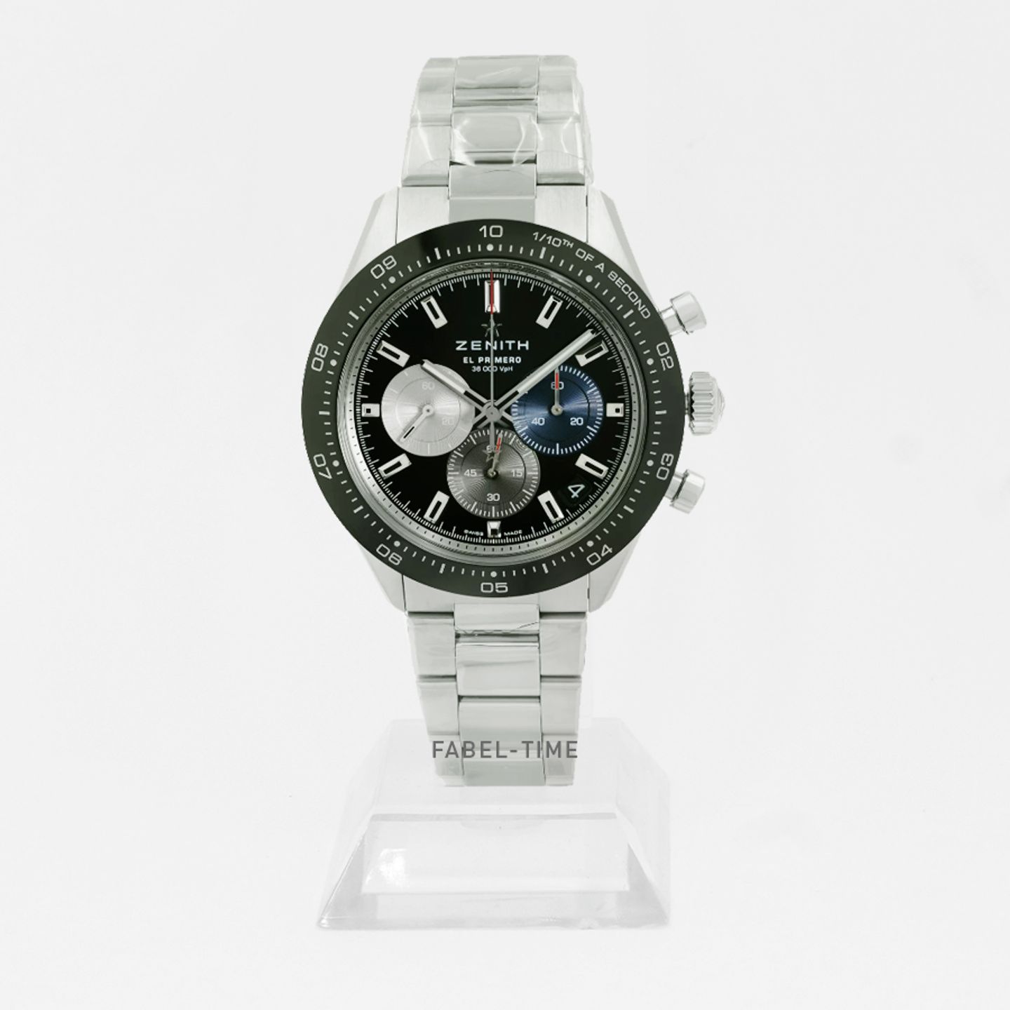 Zenith Chronomaster Sport 03.3100.3600/21.M3100 (2024) - Zwart wijzerplaat 41mm Staal (1/1)