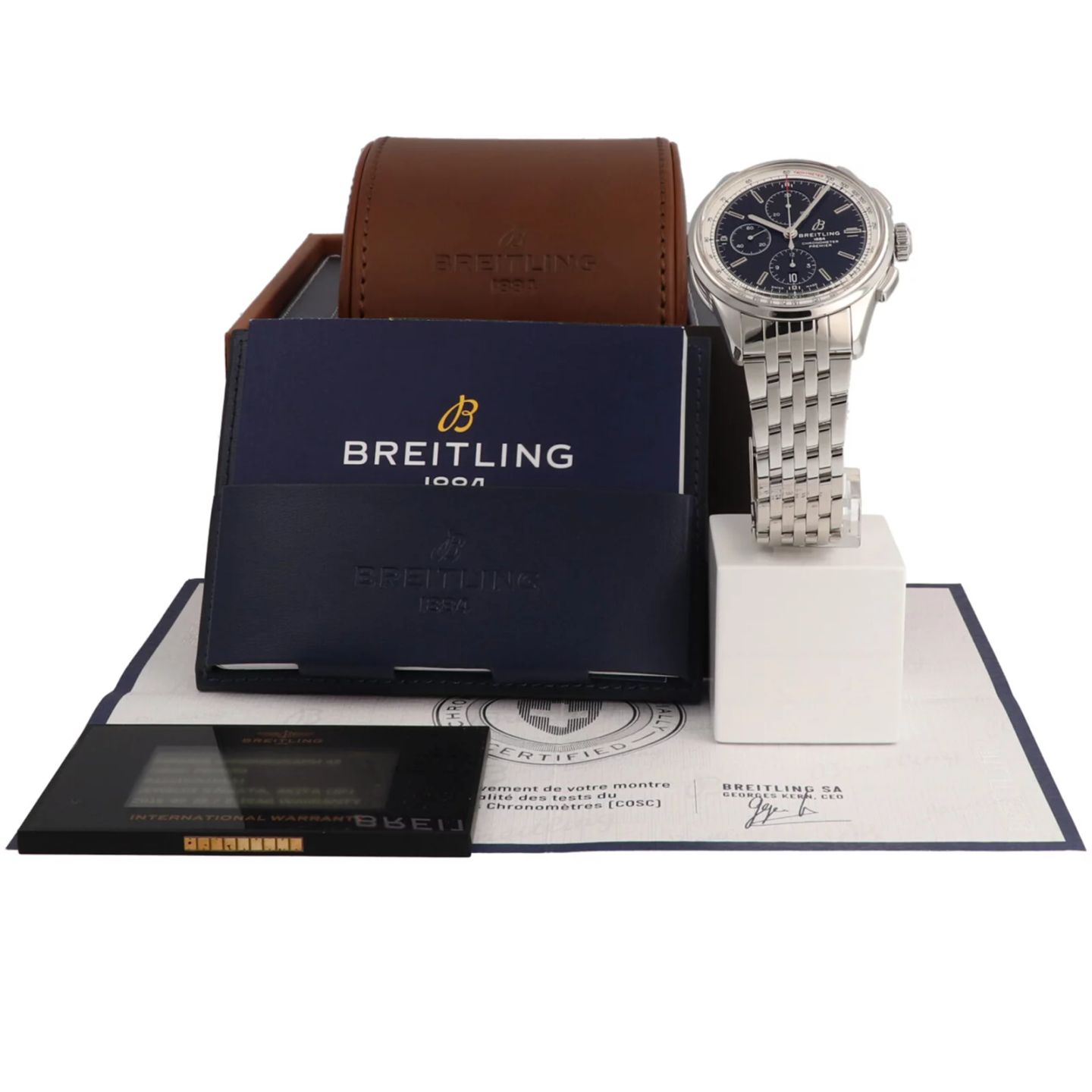 Breitling Premier A13315351C1P2 (2019) - Black dial 42 mm Steel case (7/7)