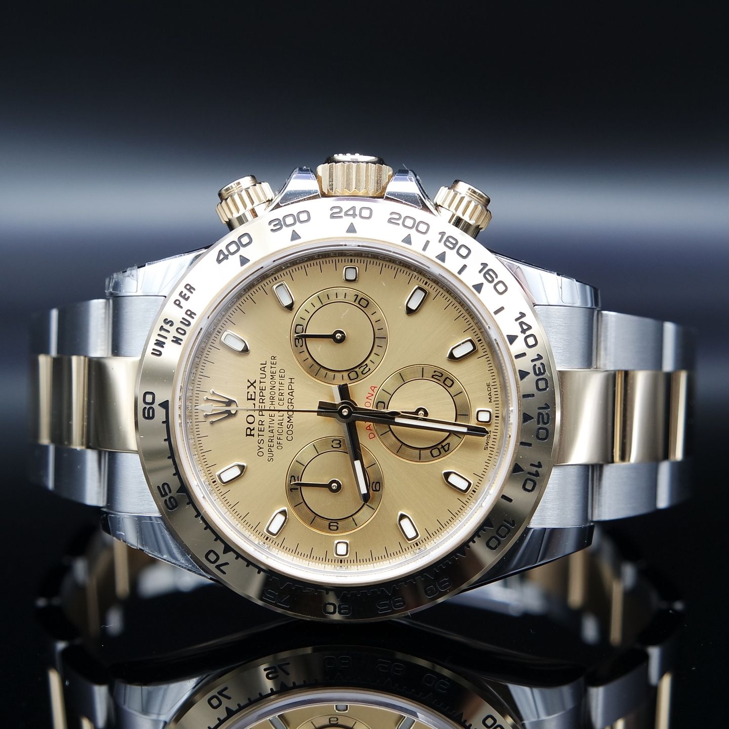 Rolex Daytona 116503 (2021) - Champagne dial 40 mm Gold/Steel case (1/6)