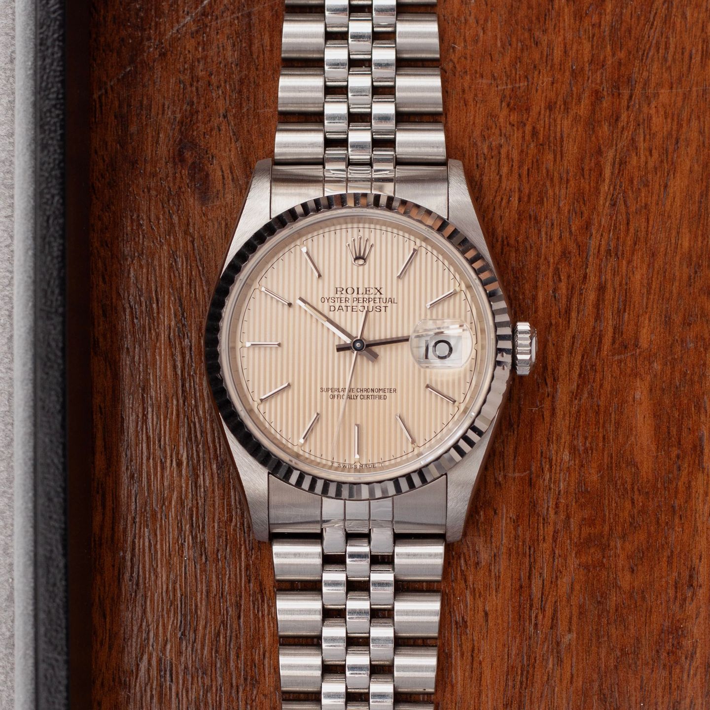 Rolex Datejust 36 16234 (1995) - Zilver wijzerplaat 36mm Staal (3/7)