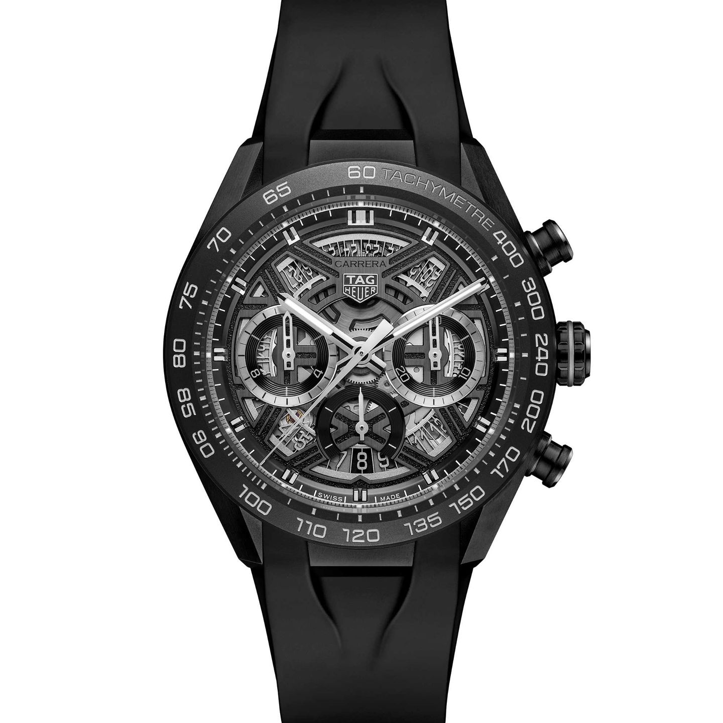 TAG Heuer Carrera CBU2080.FT6272 (2024) - Zwart wijzerplaat 44mm Titanium (1/1)