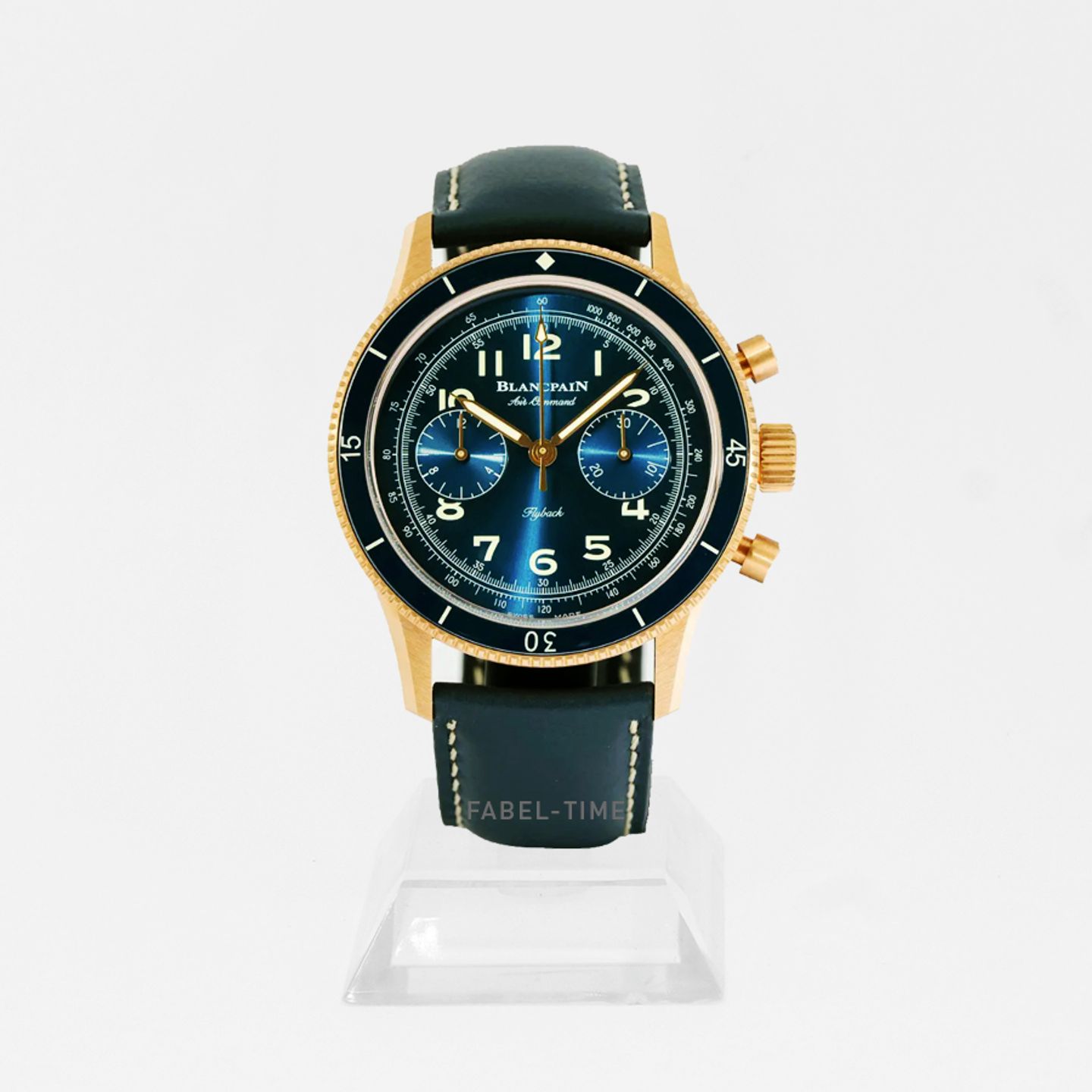 Blancpain Air Command AC02-36B40-63B (2024) - Blauw wijzerplaat 43mm Roodgoud (1/1)