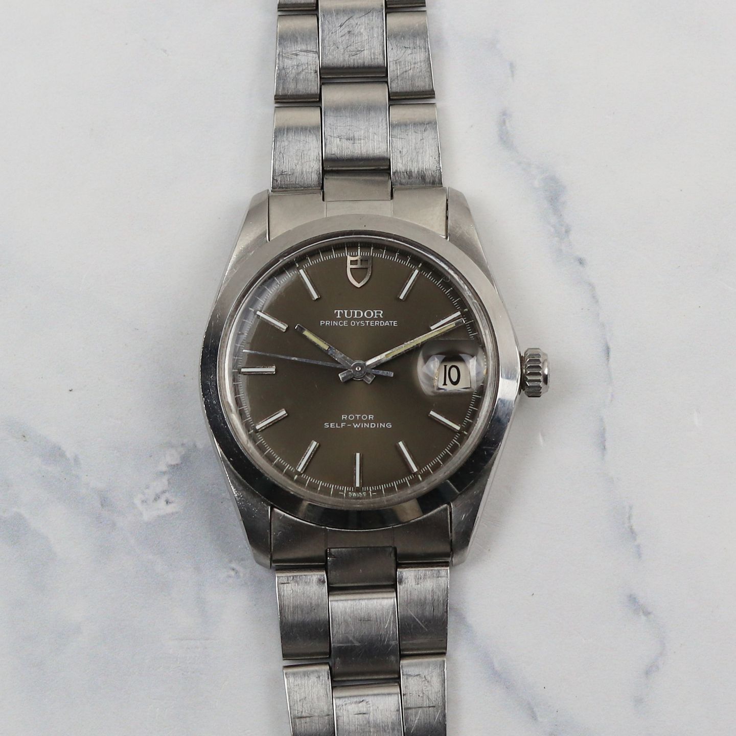 Tudor Prince Oysterdate 7966/0 (1968) - Grey dial 34 mm Steel case (1/6)