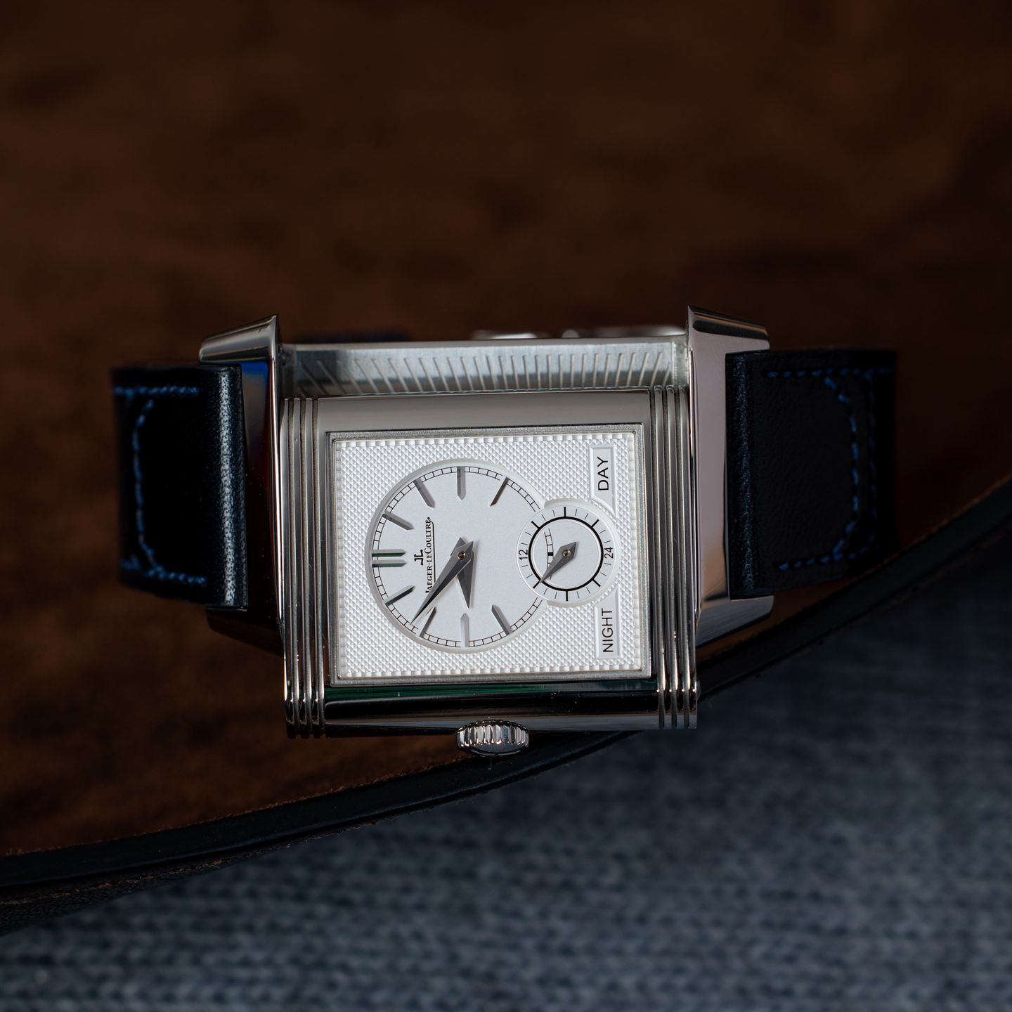 Jaeger-LeCoultre Reverso Duoface Q3988482 (2020) - Blauw wijzerplaat 28mm Staal (5/8)