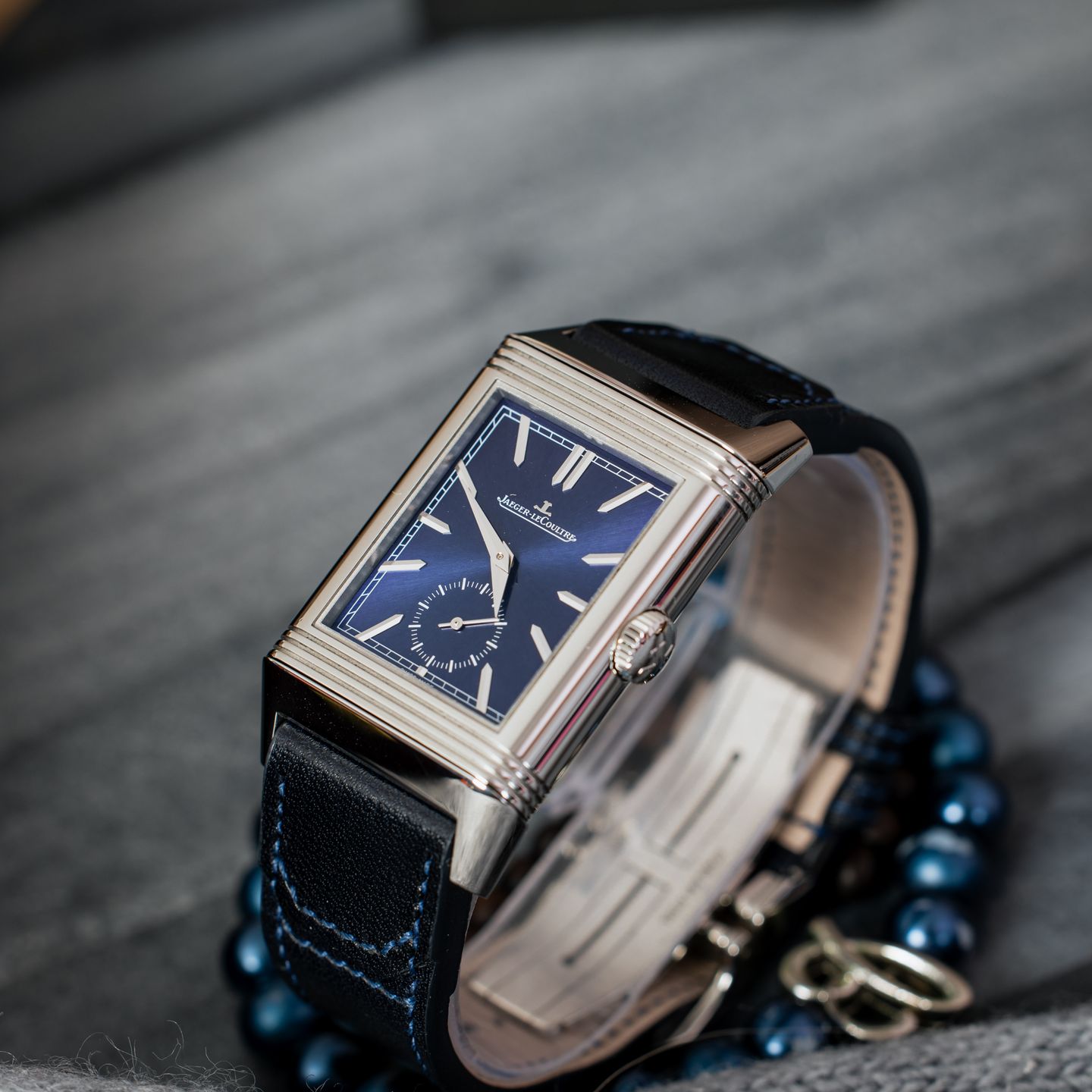 Jaeger-LeCoultre Reverso Duoface Q3988482 (2020) - Blauw wijzerplaat 28mm Staal (2/8)