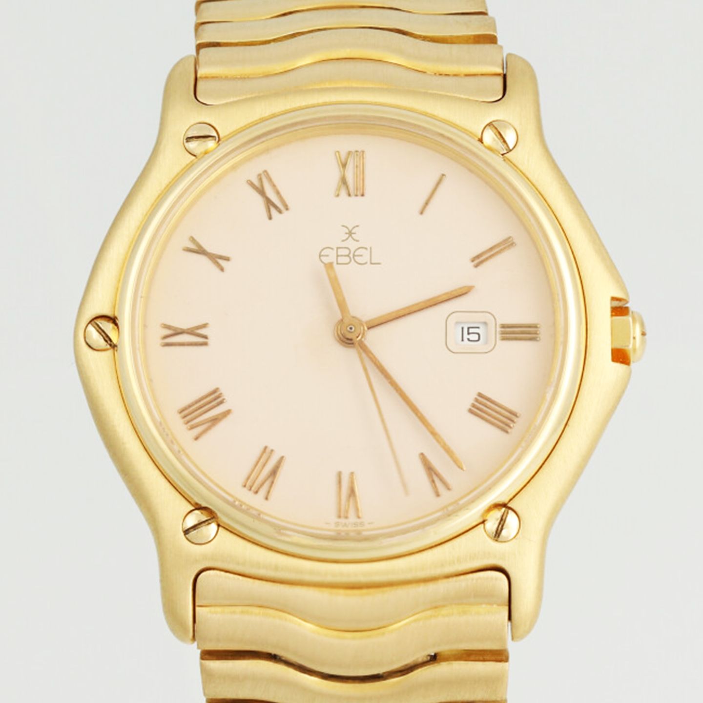 Ebel Classic 883903 (1998) - Champagne dial 36 mm Yellow Gold case (1/5)