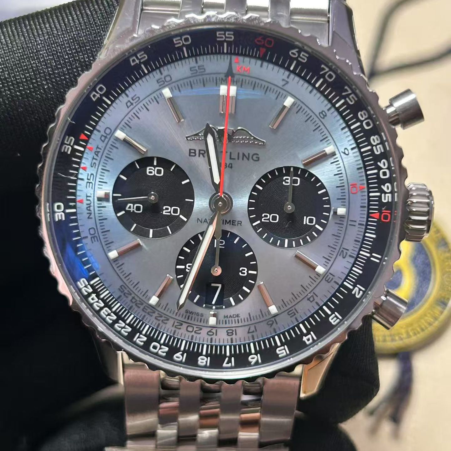 Breitling Navitimer 1 B01 Chronograph AB0138241C1A1 (2025) - Blue dial 43 mm Steel case (3/3)