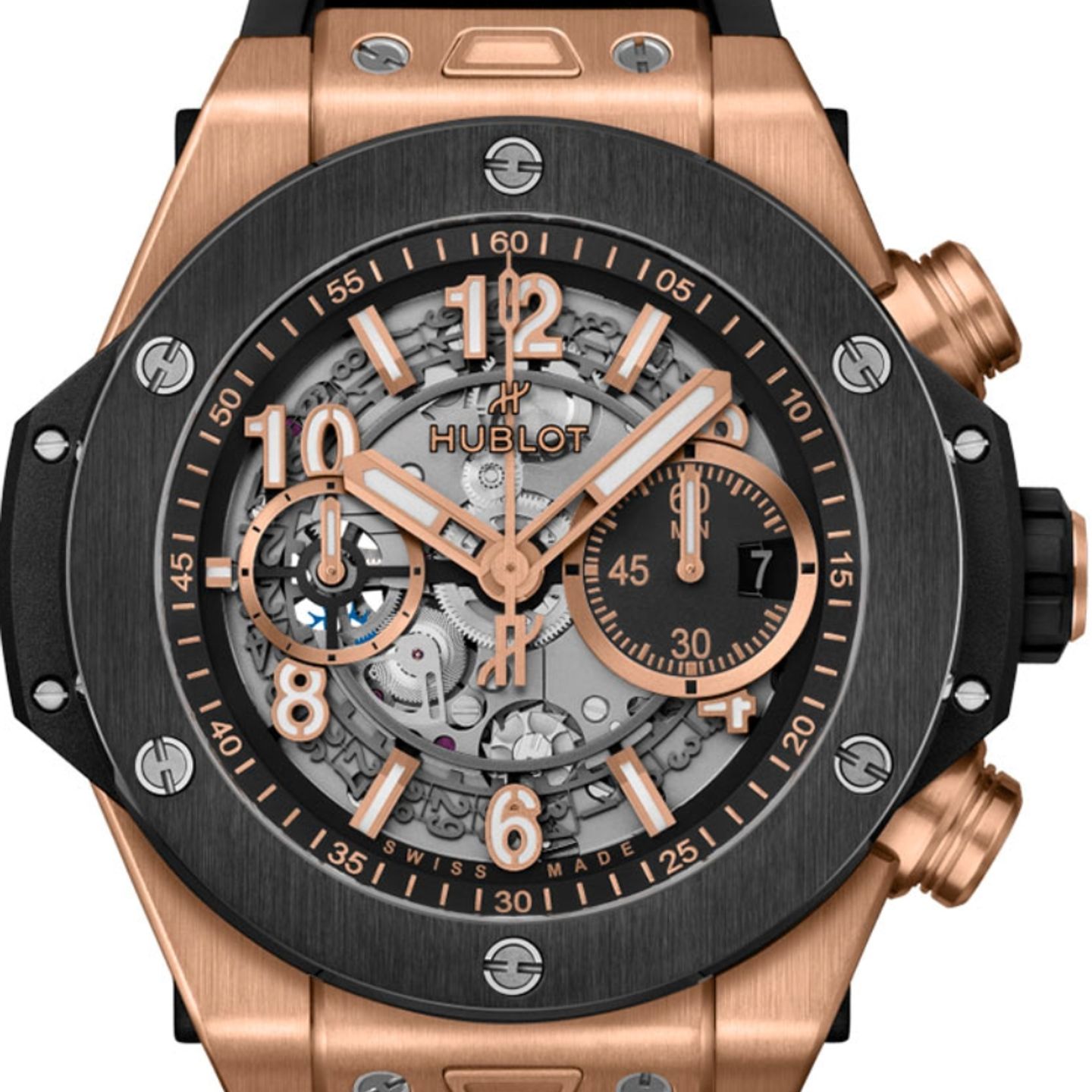 Hublot Big Bang Unico 421.OM.1180.RX (2023) - Transparant wijzerplaat 44mm Roségoud (1/1)