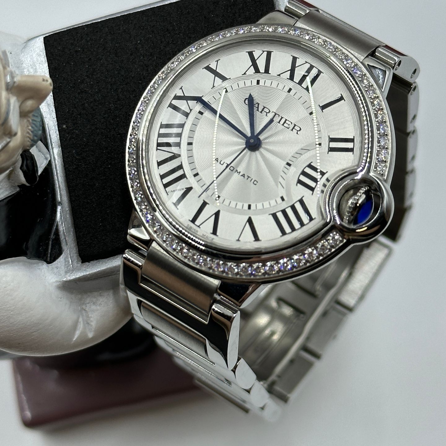 Cartier Ballon Bleu 36mm W4BB0024 (2023) - Zilver wijzerplaat 36mm Staal (1/8)