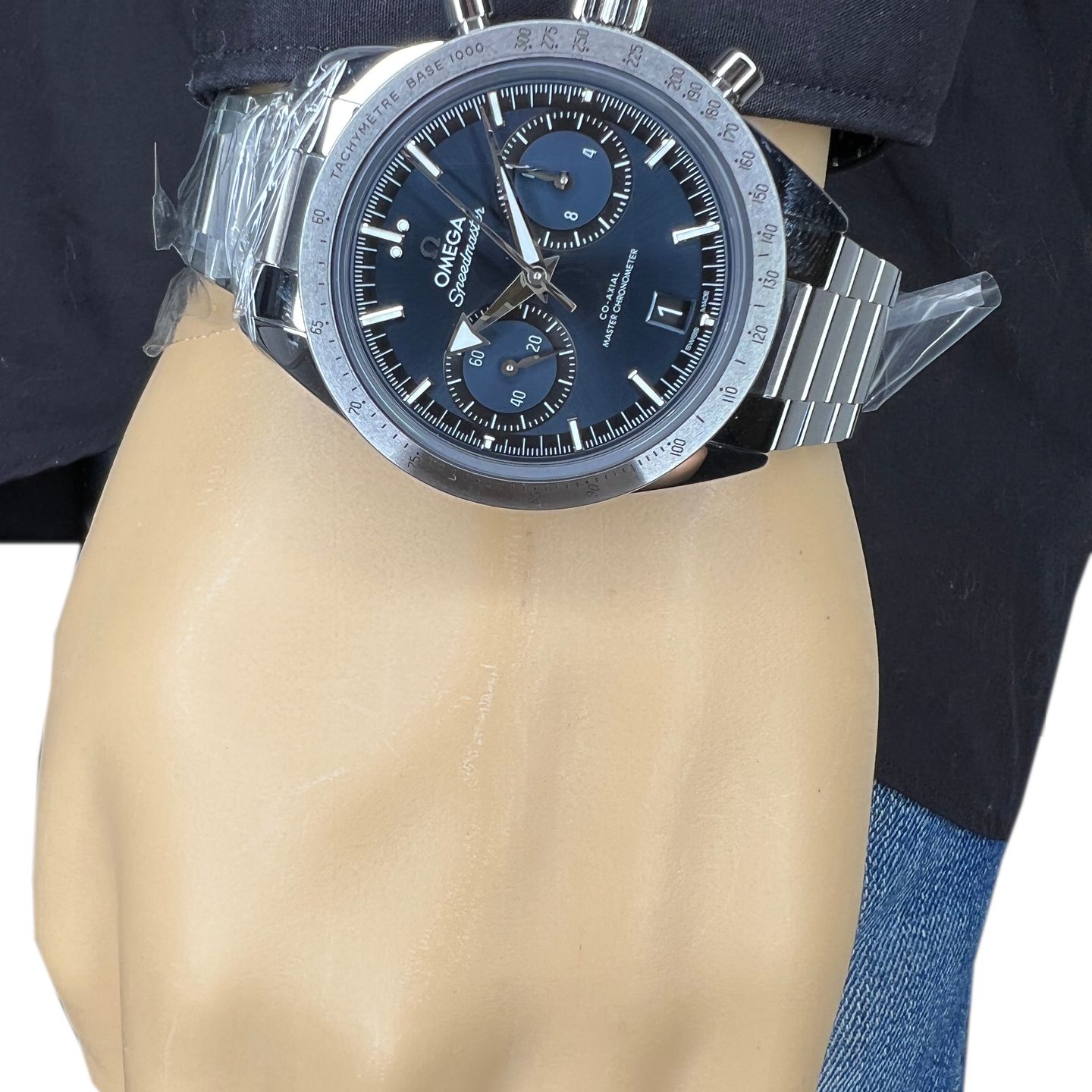 Omega Speedmaster '57 332.10.41.51.03.001 (2024) - Blue dial 41 mm Steel case (3/8)