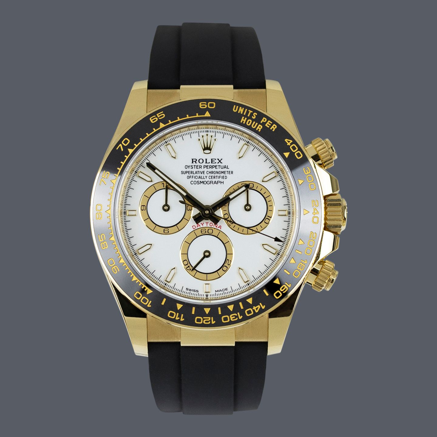 Rolex Daytona 126518LN (2024) - Wit wijzerplaat 40mm Geelgoud (1/1)