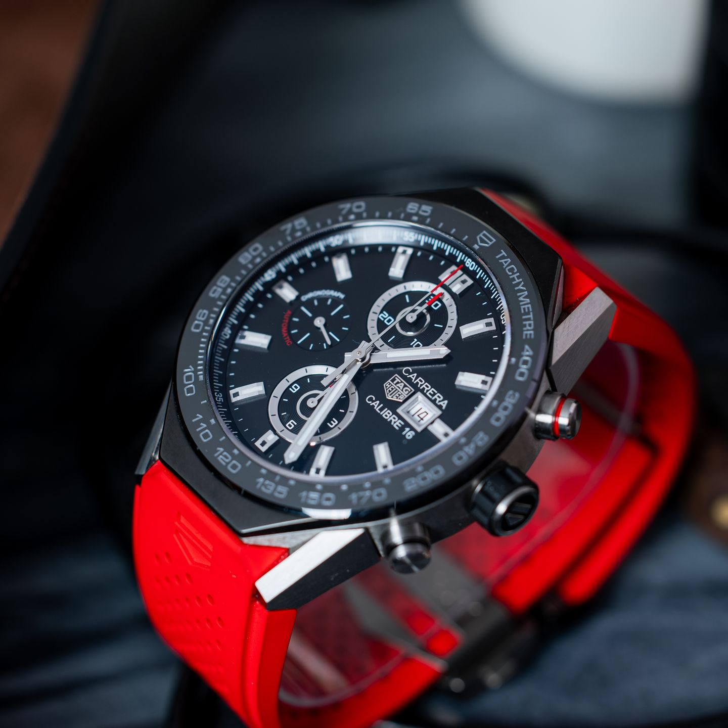 TAG Heuer Connected ACBF2A80 (Onbekend (willekeurig serienummer)) - Zwart wijzerplaat 45mm Titanium (2/8)