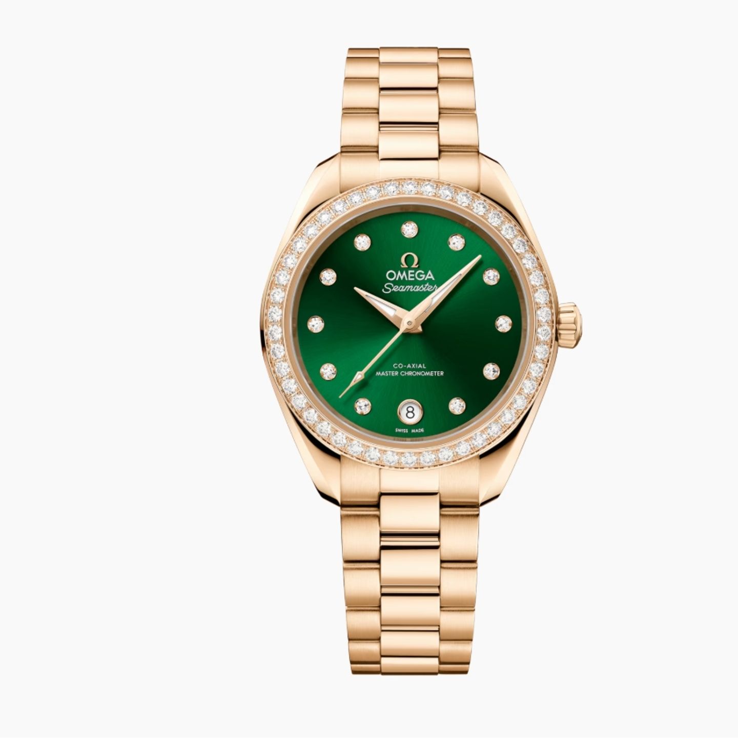 Omega Seamaster Aqua Terra 220.55.30.20.60.001 (2025) - Green dial 30 mm Yellow Gold case (1/1)
