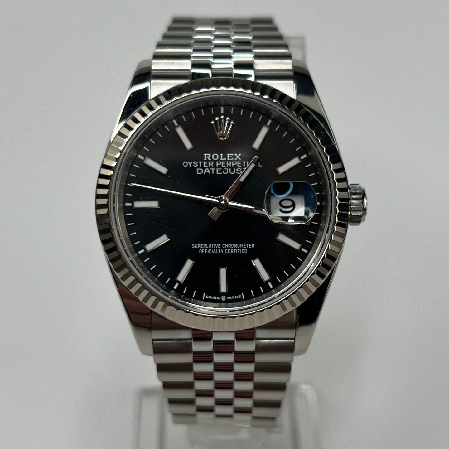 Rolex Datejust 36 126234 (2022) - Zwart wijzerplaat 36mm Staal (4/7)