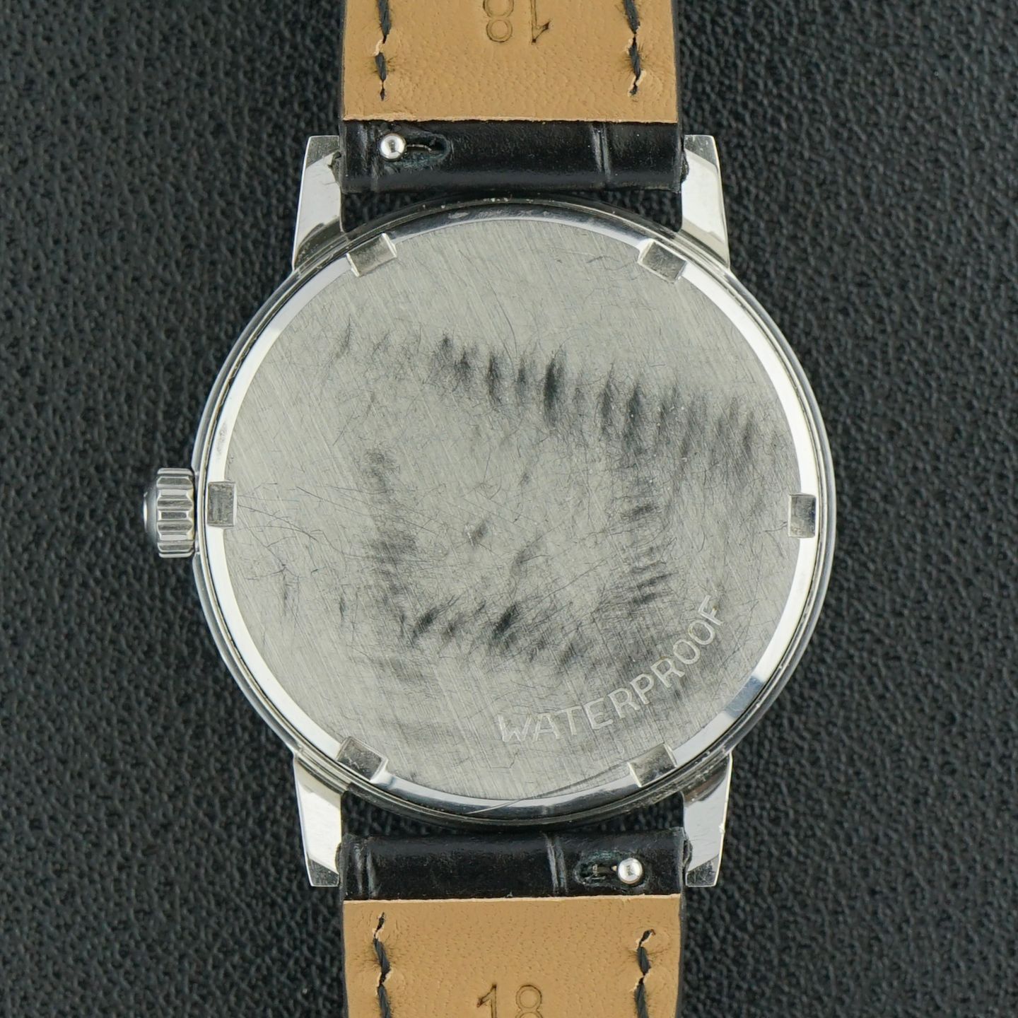 Omega Genève 135.011 (1970) - Wit wijzerplaat 34mm Staal (3/8)