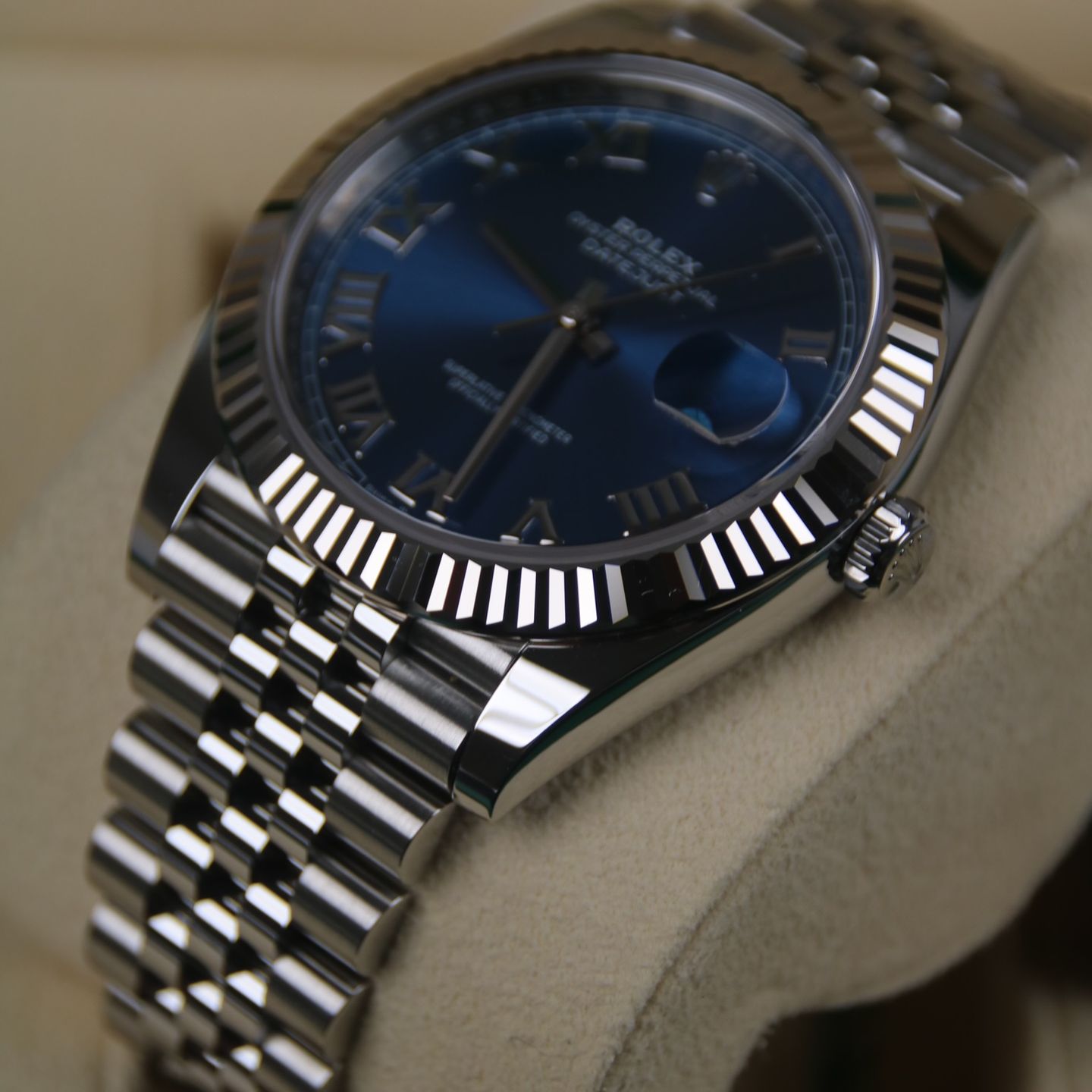 Rolex Datejust 41 126334 (2023) - Blauw wijzerplaat 41mm Staal (4/7)