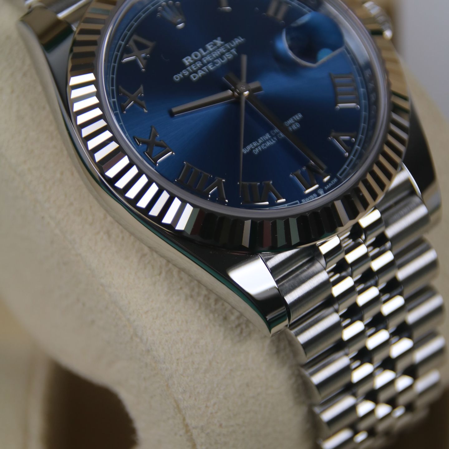 Rolex Datejust 41 126334 (2023) - Blauw wijzerplaat 41mm Staal (5/7)