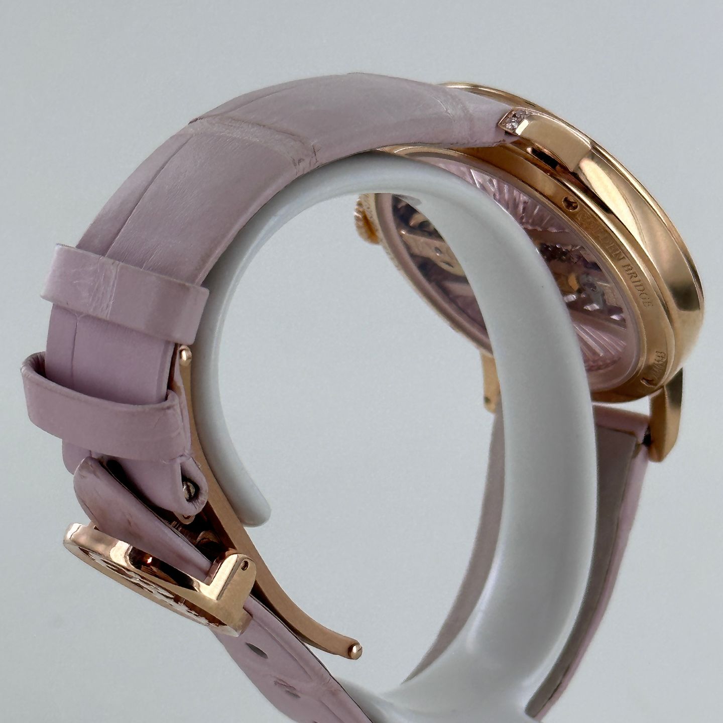Corum Golden Bridge 113.000.85 (2023) - Pink dial 40 mm Rose Gold case (7/8)