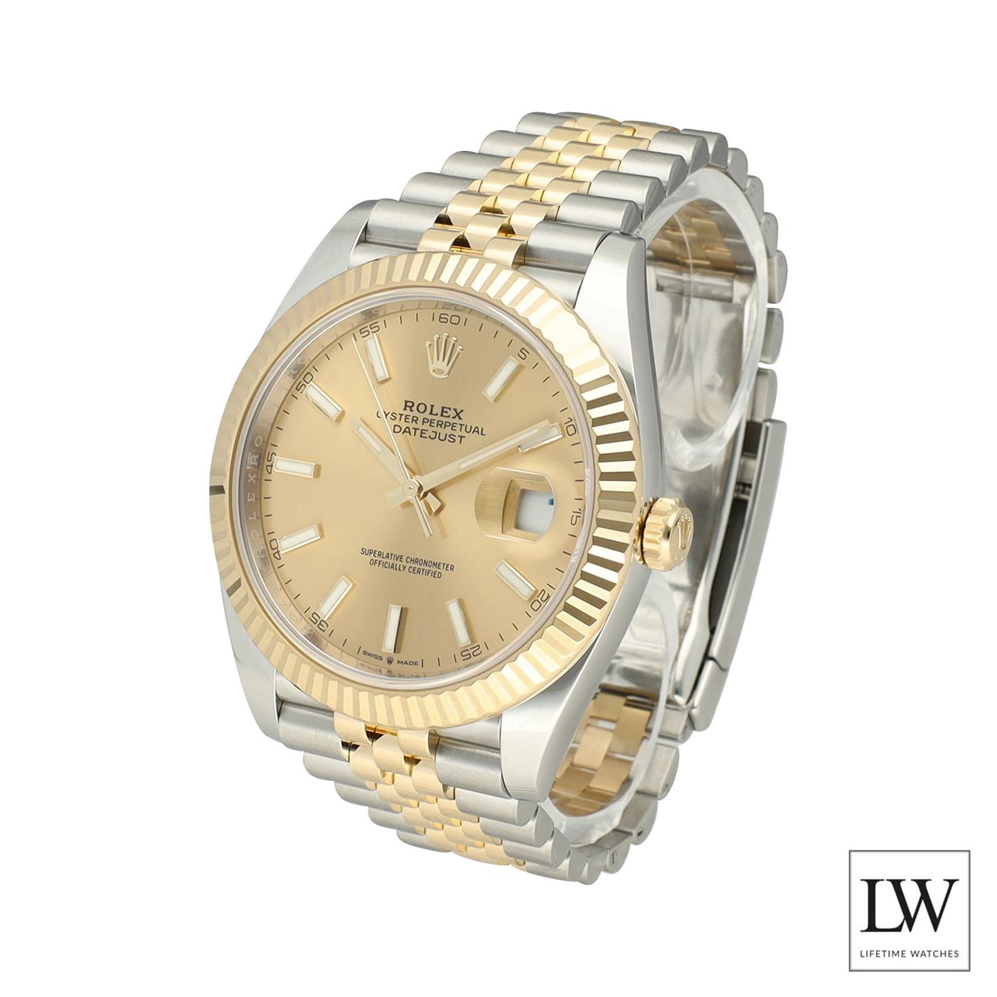 Rolex Datejust 41 126333 (2023) - Champagne dial 41 mm Gold/Steel case (5/8)