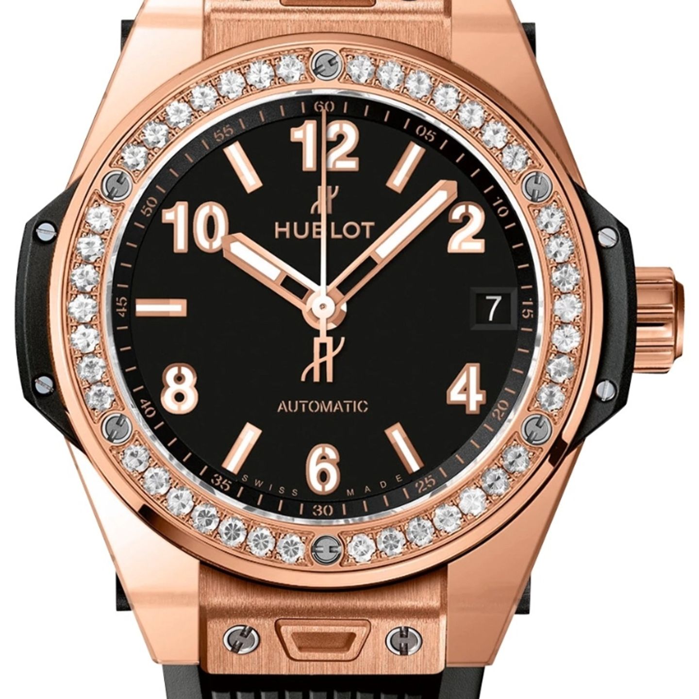 Hublot Big Bang 465.OX.1180.RX.1204 (2023) - Black dial 39 mm Rose Gold case (1/1)