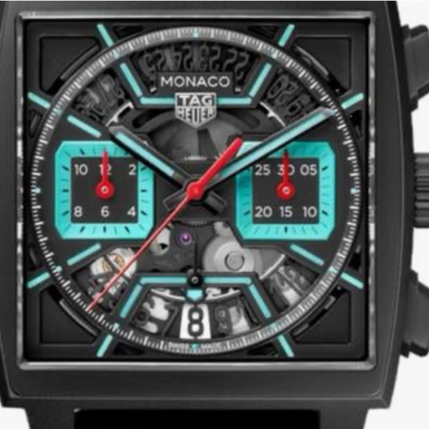 TAG Heuer Monaco CBL2184.FT6236 (2024) - Zwart wijzerplaat 39mm Titanium (1/1)