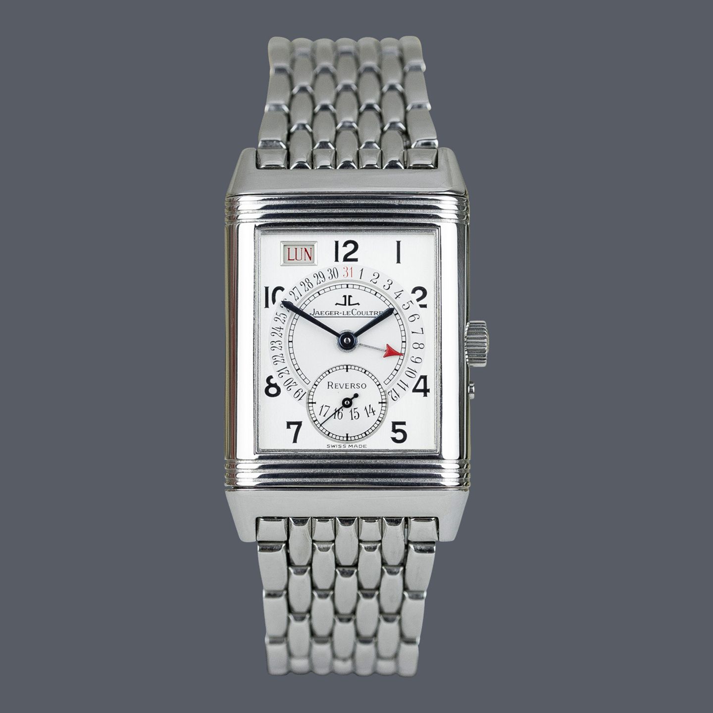 Jaeger-LeCoultre Reverso 270.8.36 (2003) - Zilver wijzerplaat 26mm Staal (1/1)