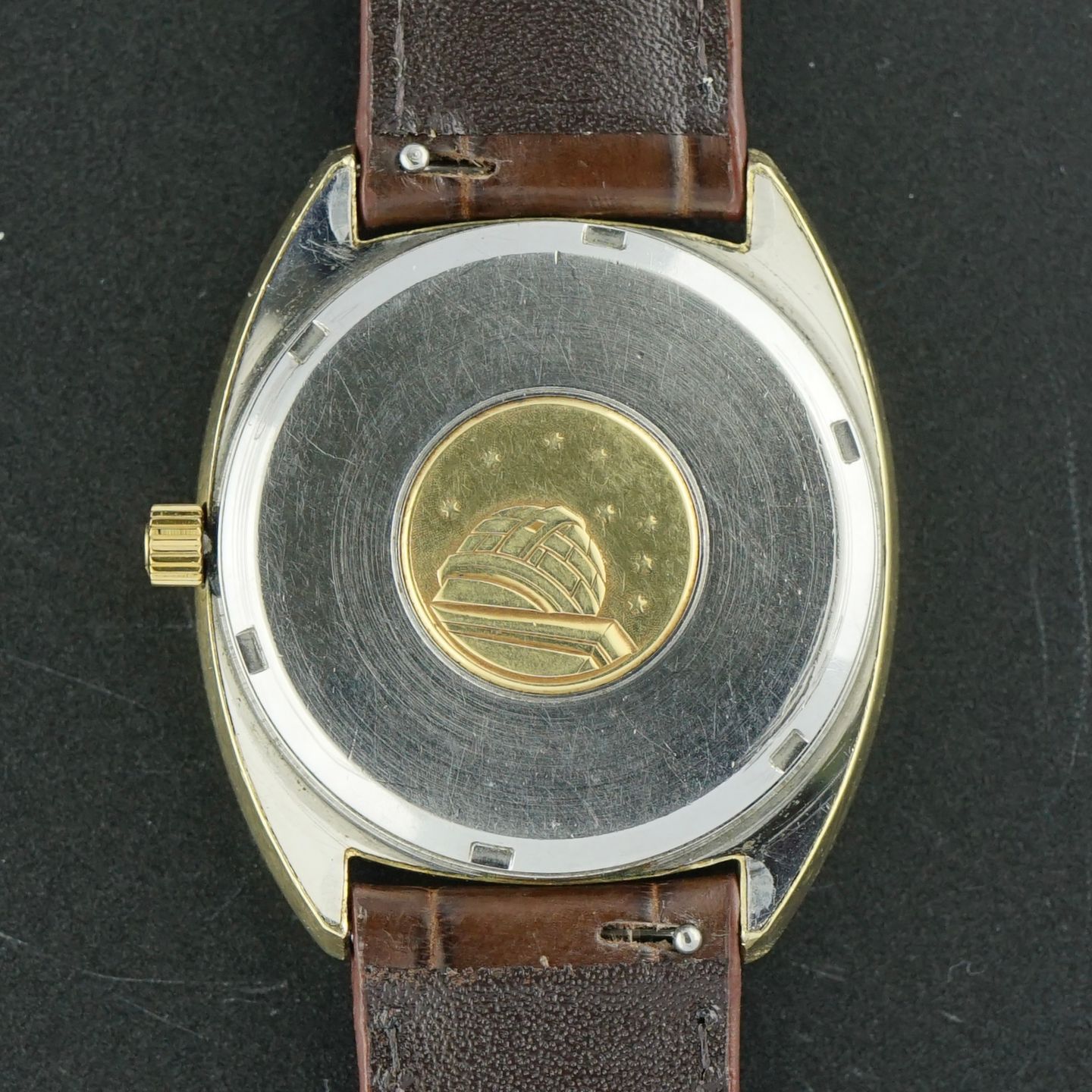 Omega Constellation 168.0056 (1971) - Champagne wijzerplaat 35mm Goud/Staal (3/8)