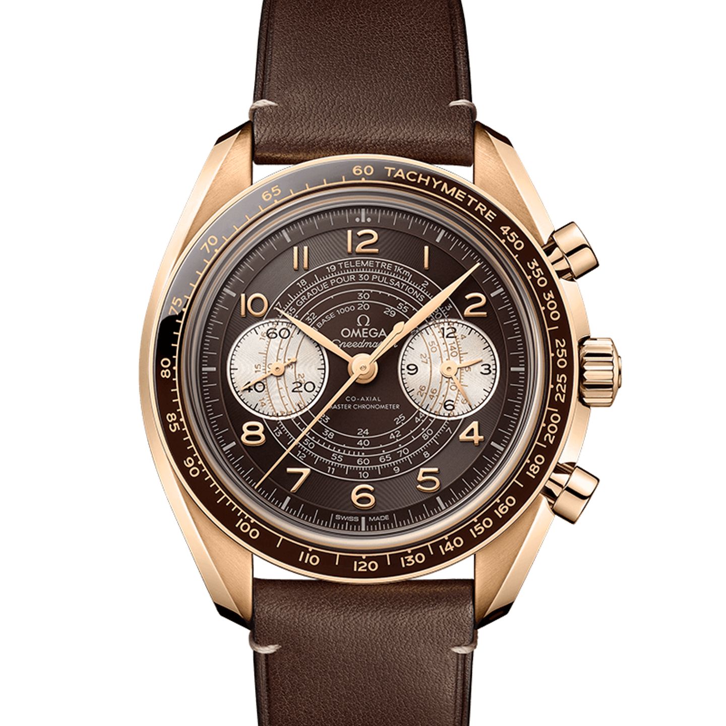 Omega Speedmaster 329.92.43.51.10.001 (2024) - Bruin wijzerplaat 43mm Brons (1/2)