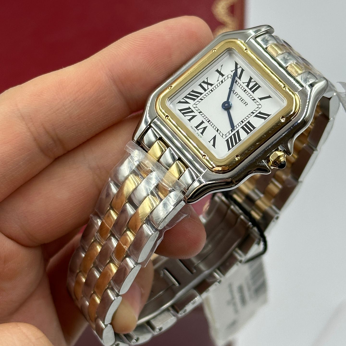 Cartier Panthère W2PN0007 (2023) - Zilver wijzerplaat 37mm Goud/Staal (7/8)